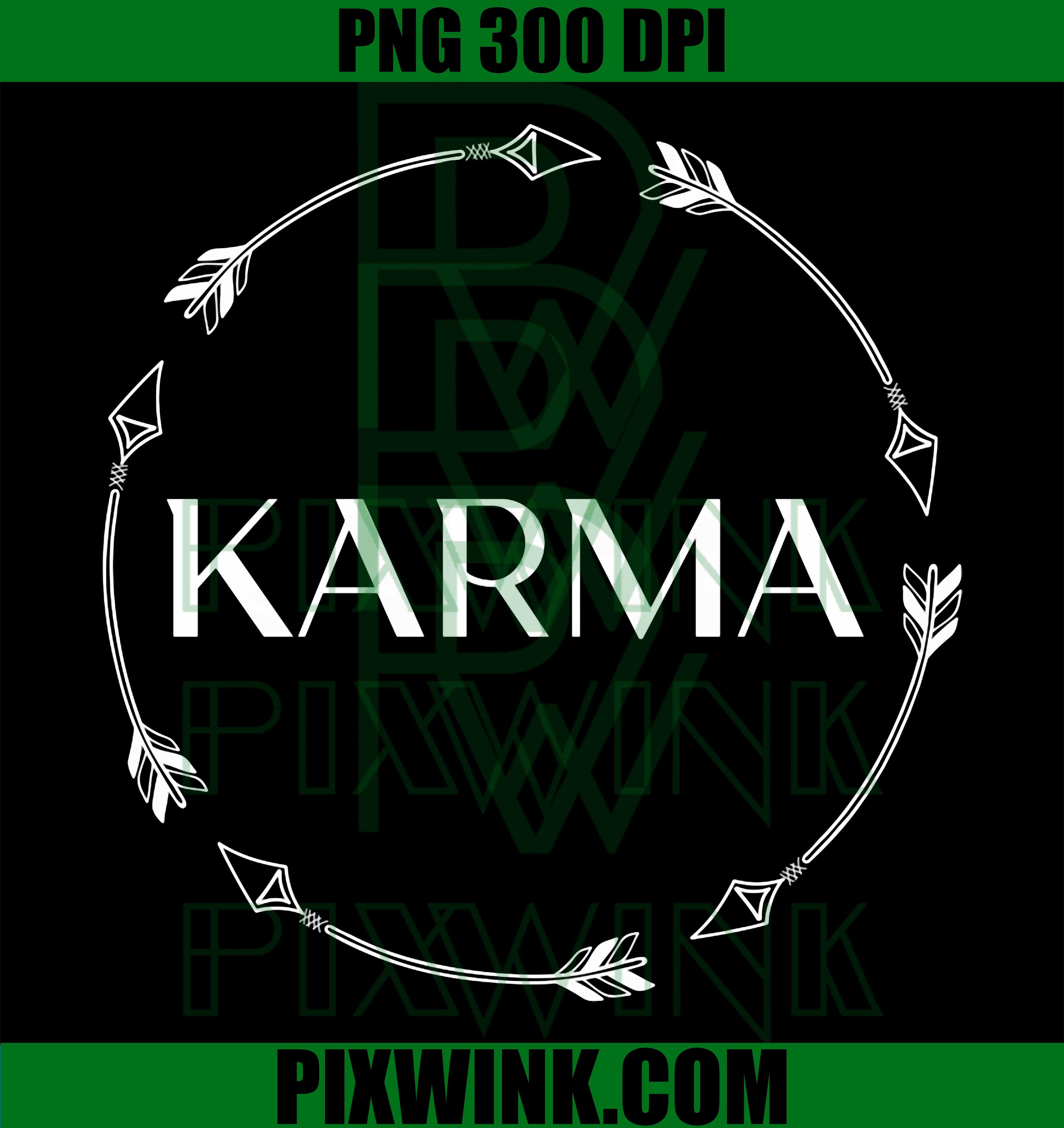 Karma Arrows PNG, What Goes Around Comes Around PNG