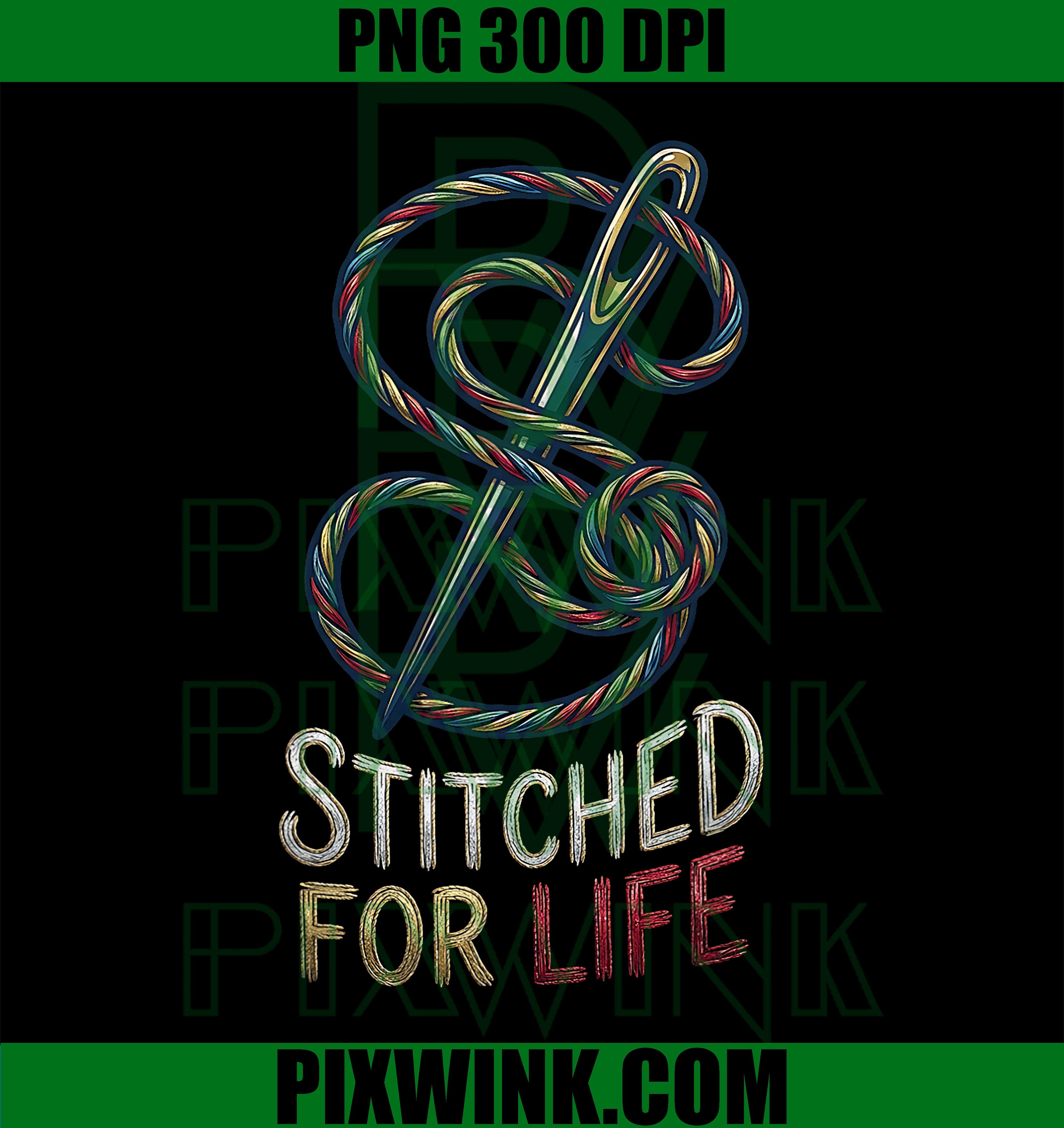 Stitched For Life PNG, Durable Daily Wear PNG, Custom Fit Graphic PNG