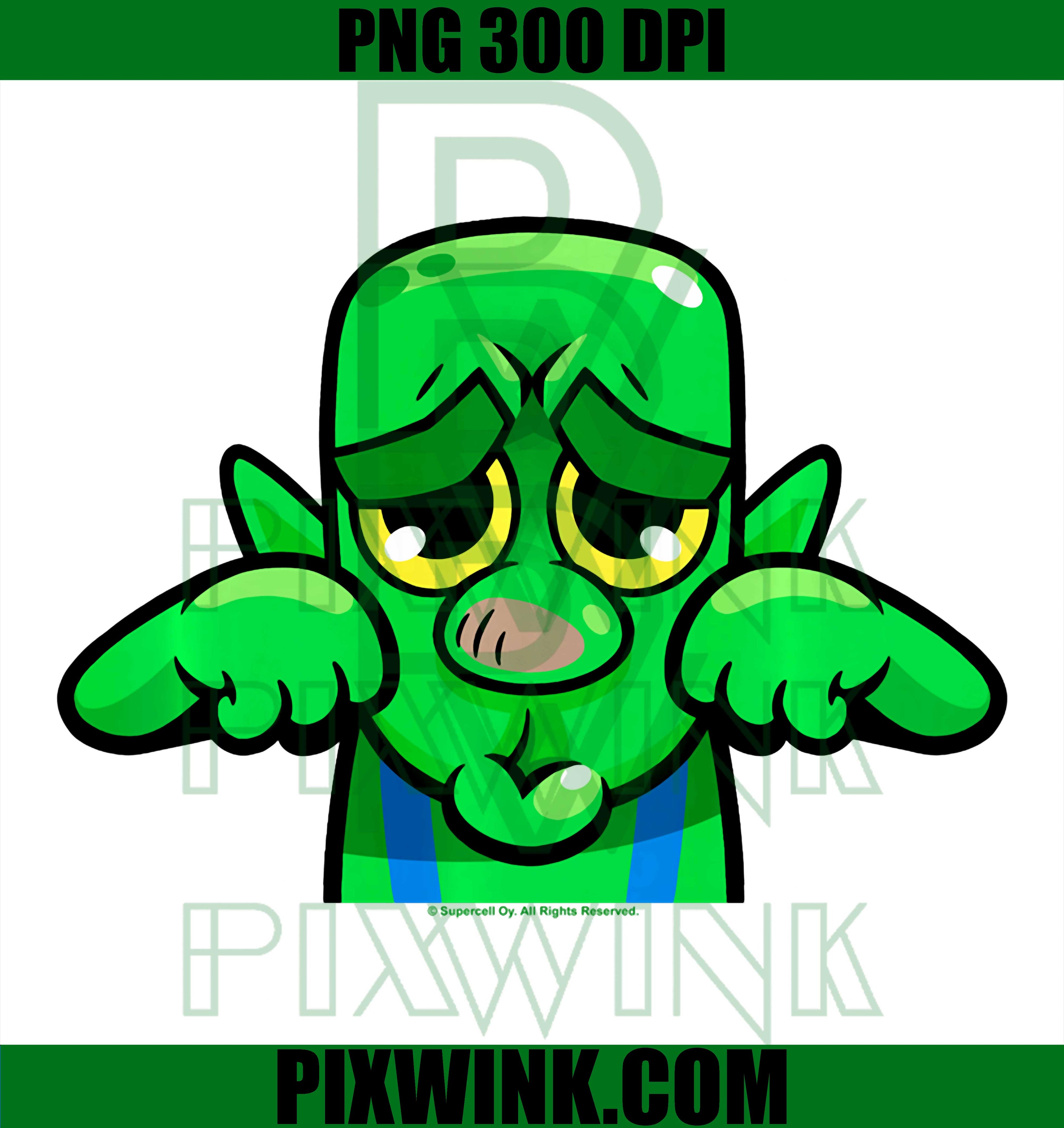 Crying Goblin Emote PNG, Clash Royale Mobile Game PNG