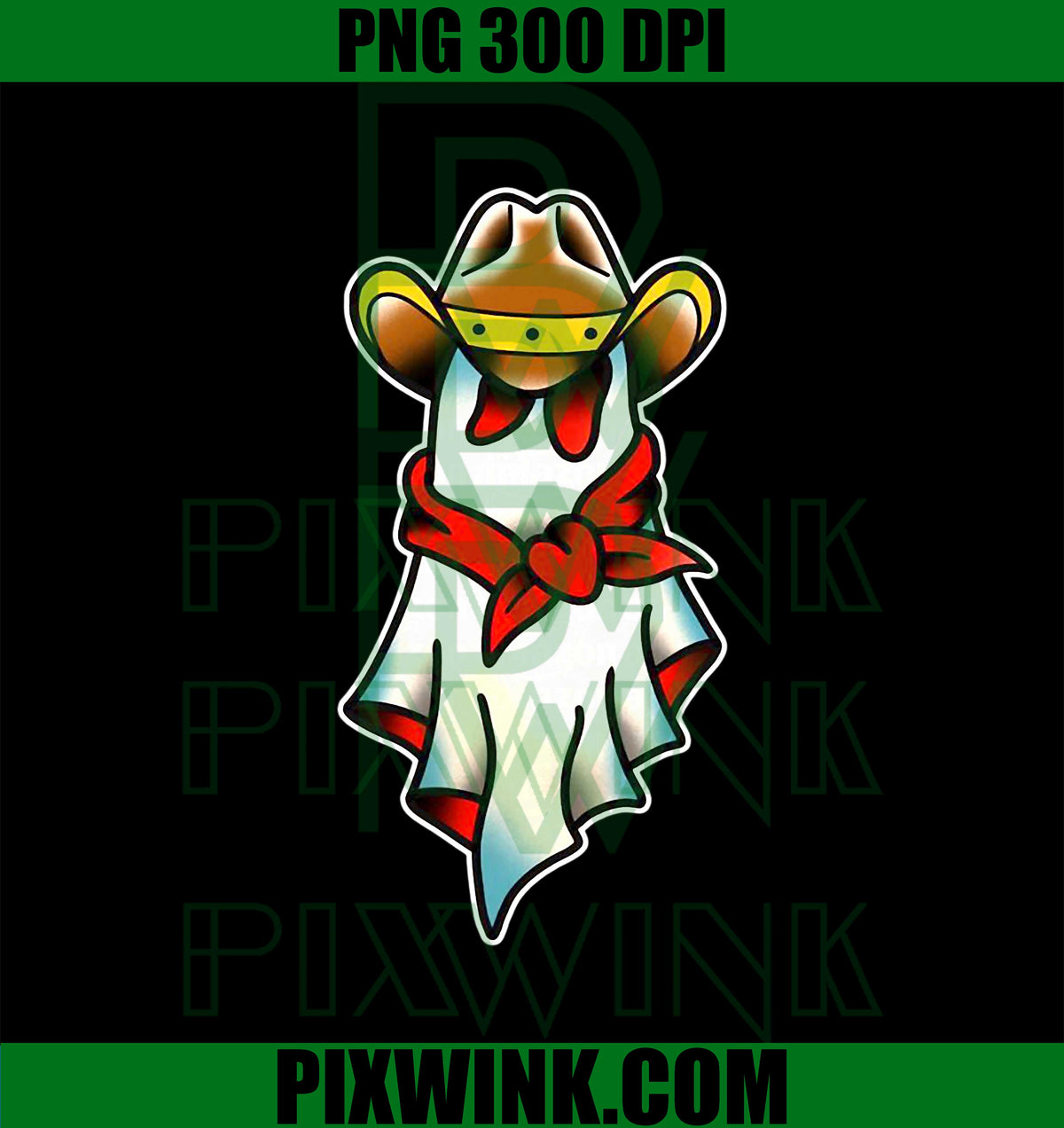Ghost Cowboy PNG, Life of a Cowboy PNG, Cute Cowboy PNG