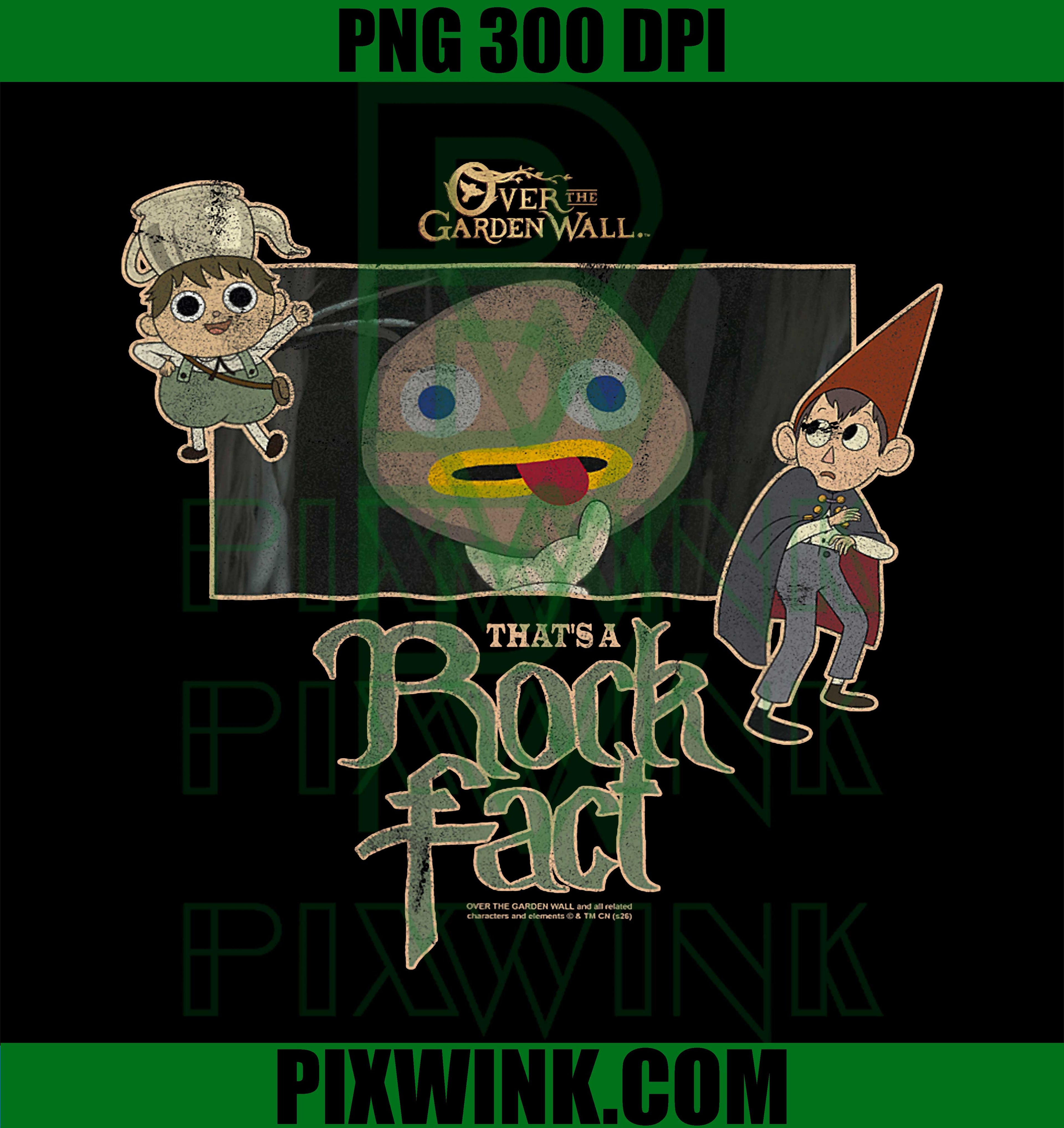 Over The Garden Wall Thats A Rock Fact PNG, Cottagecore Cartoon Quote PNG