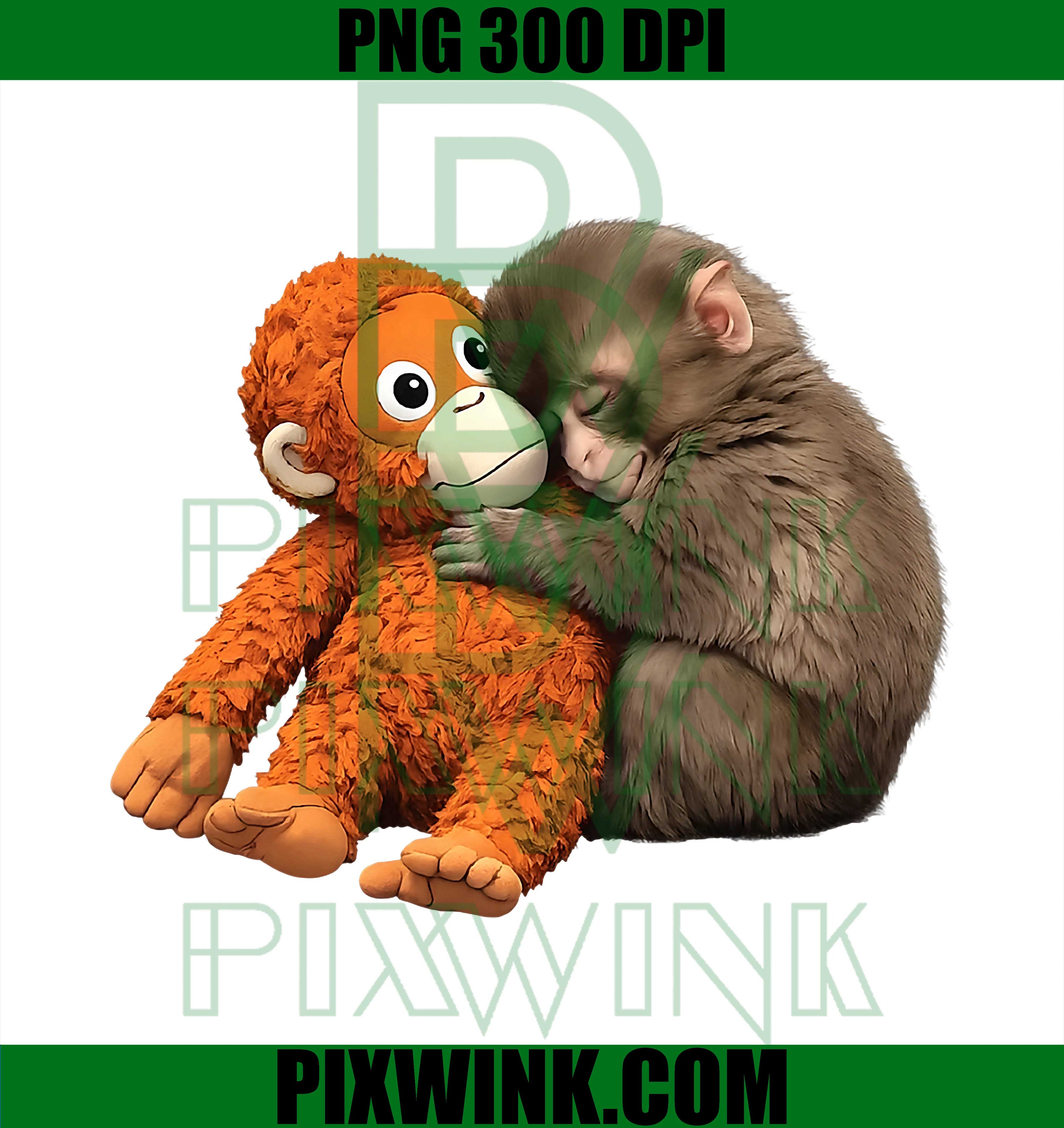 Cute Baby Monkey Punch PNG, Funny Cartoon Monkey Punch PNG