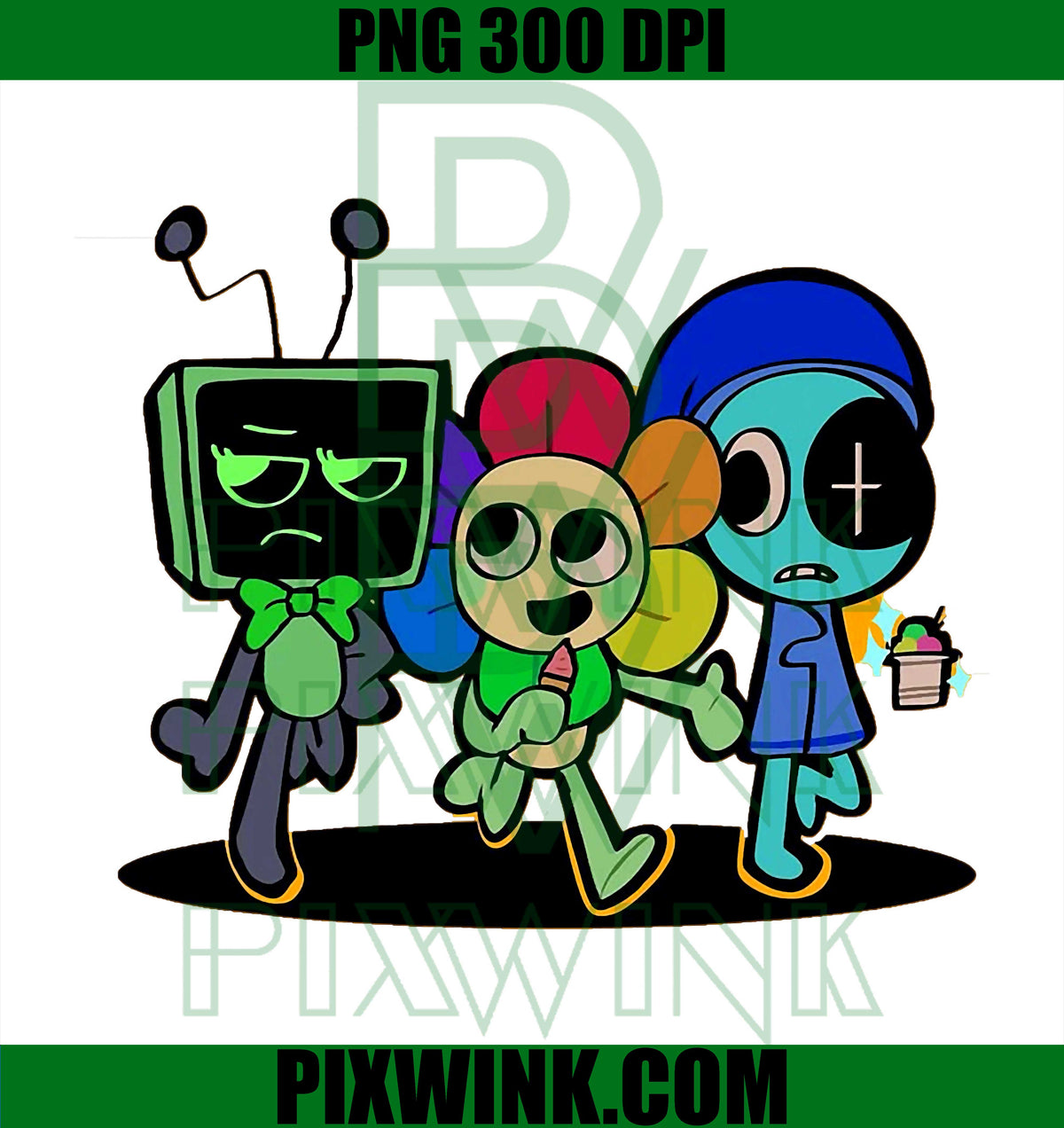Vee And Astro PNG, Dandy's World PNG, Dandy's World Characters PNG ...