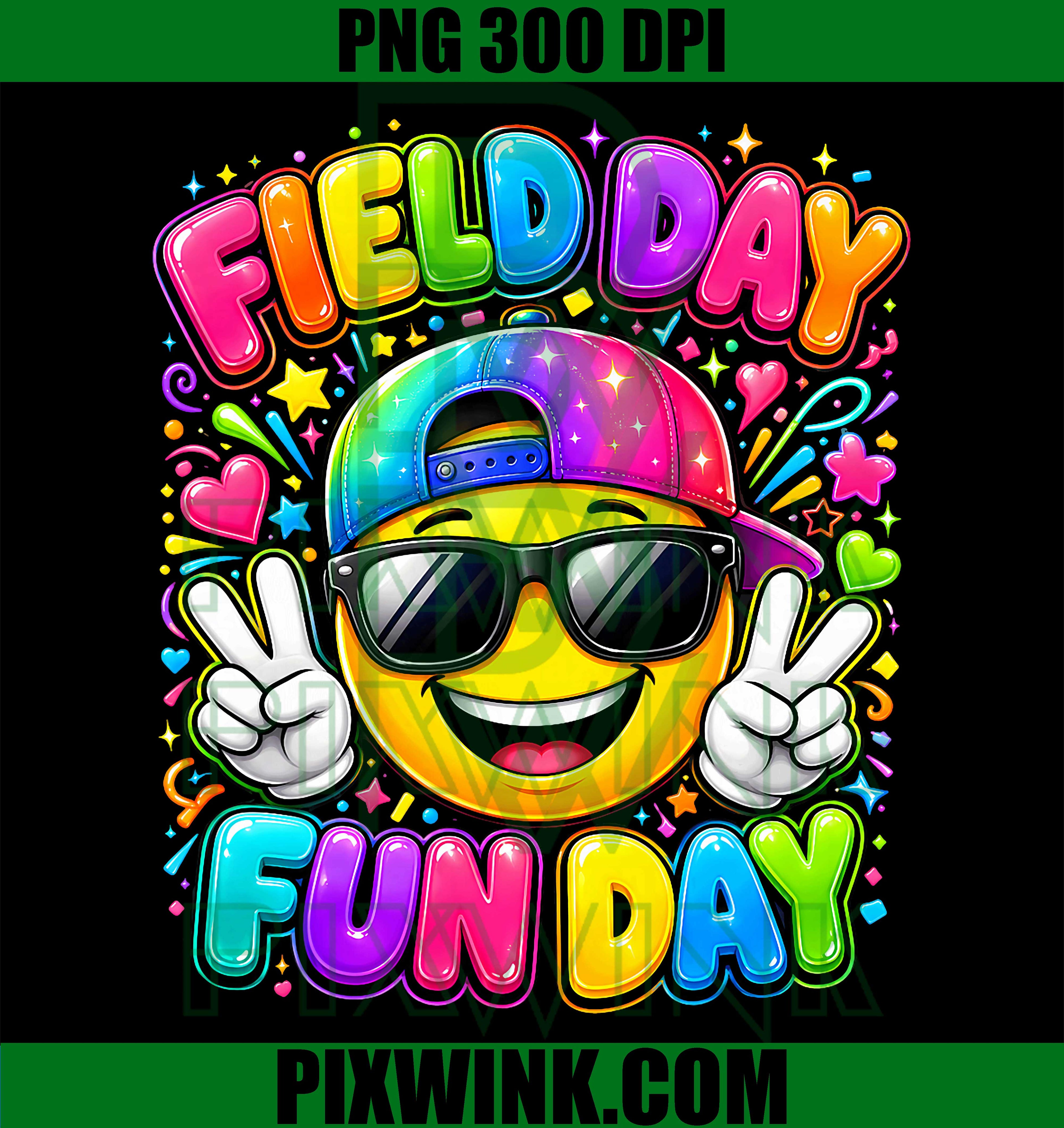 Field Day Fun PNG, Kids Teacher School Day PNG Design