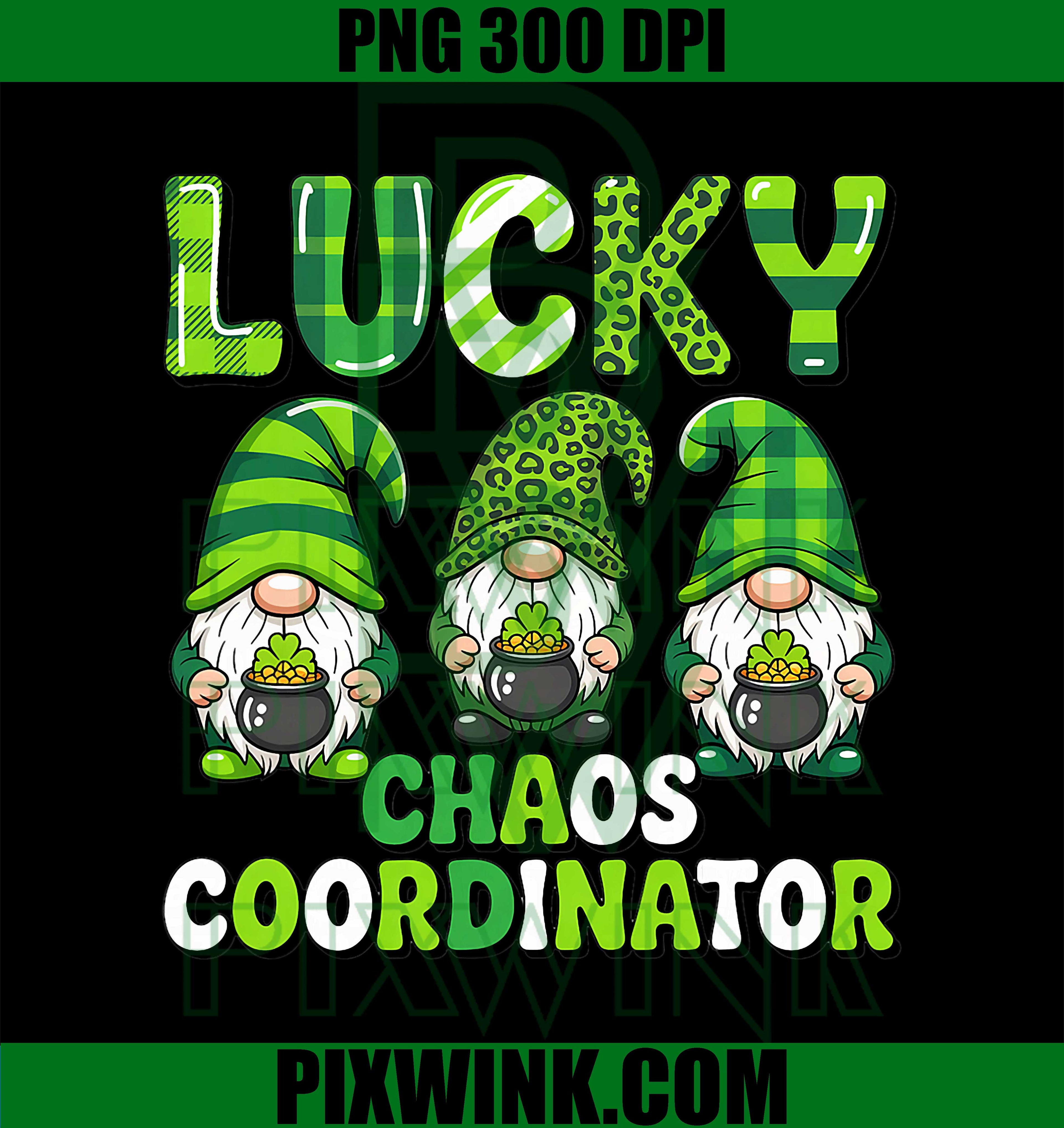 Lucky Shamrock Leopard Gnomes PNG, St Patrick’s Day Irish Women PNG
