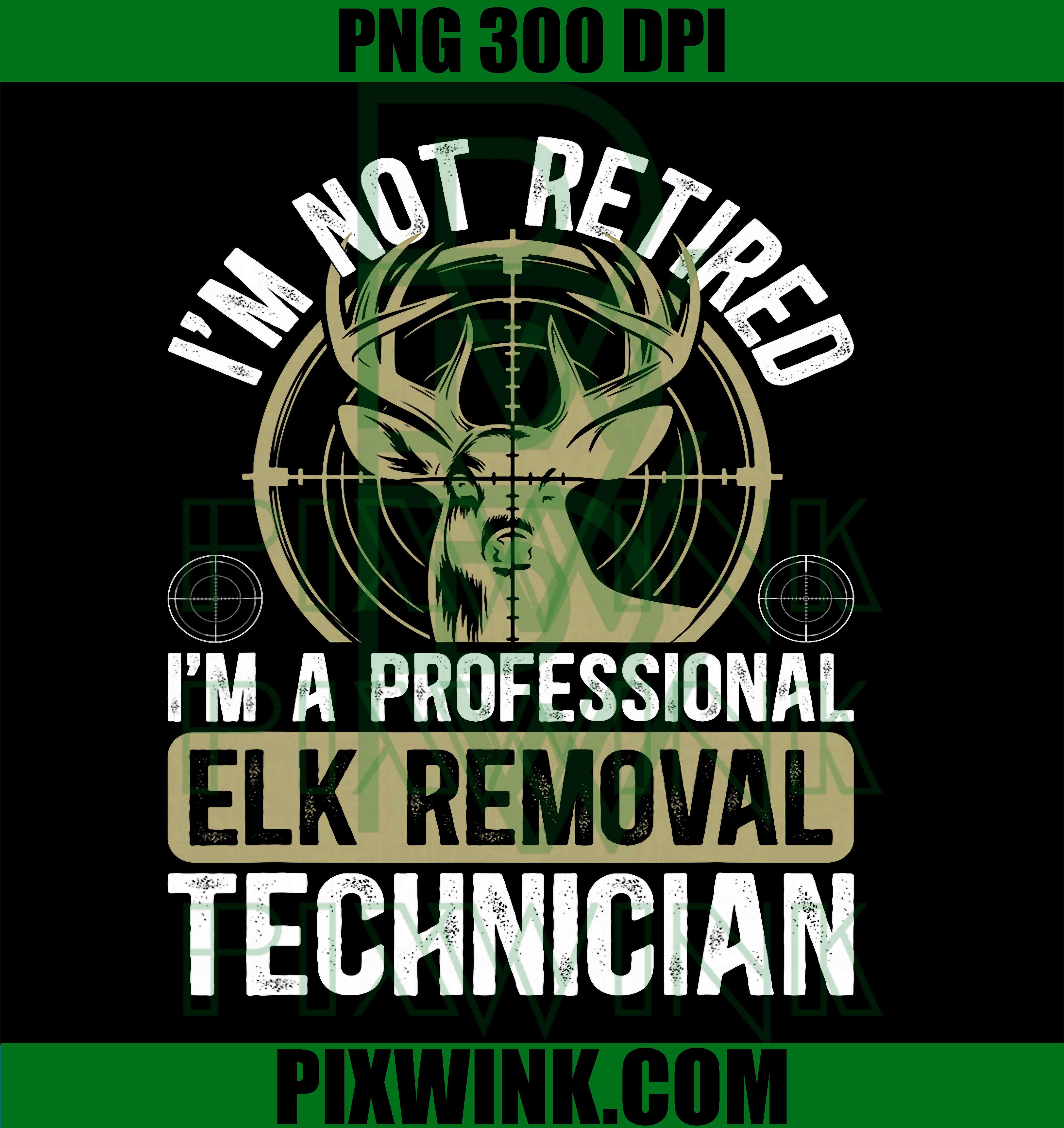 Elk Removal Technician PNG, Elk Hunting, Elk Hunter PNG