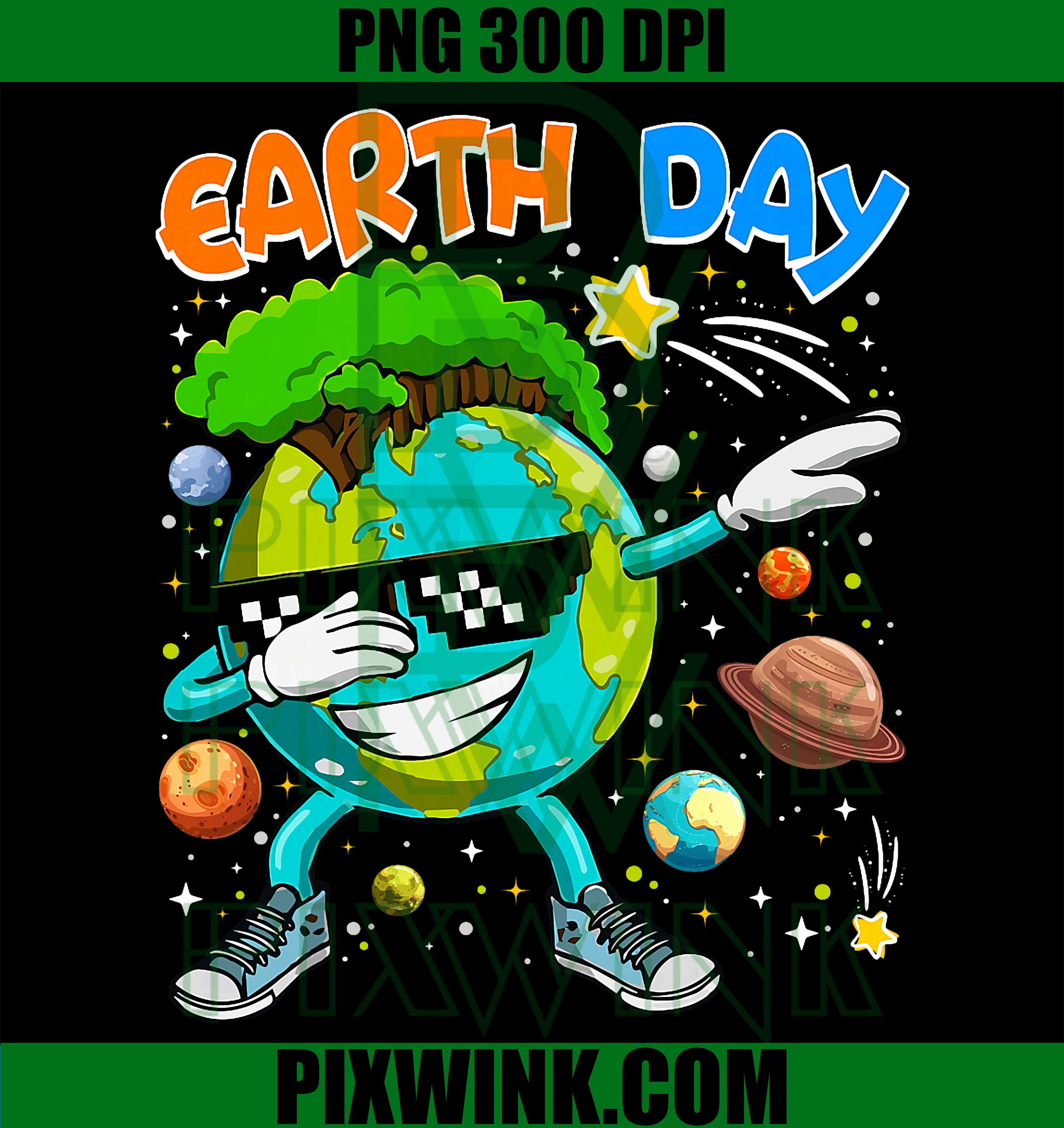 Happy Earth Day 2026 PNG, Funny Rock Earth Design PNG
