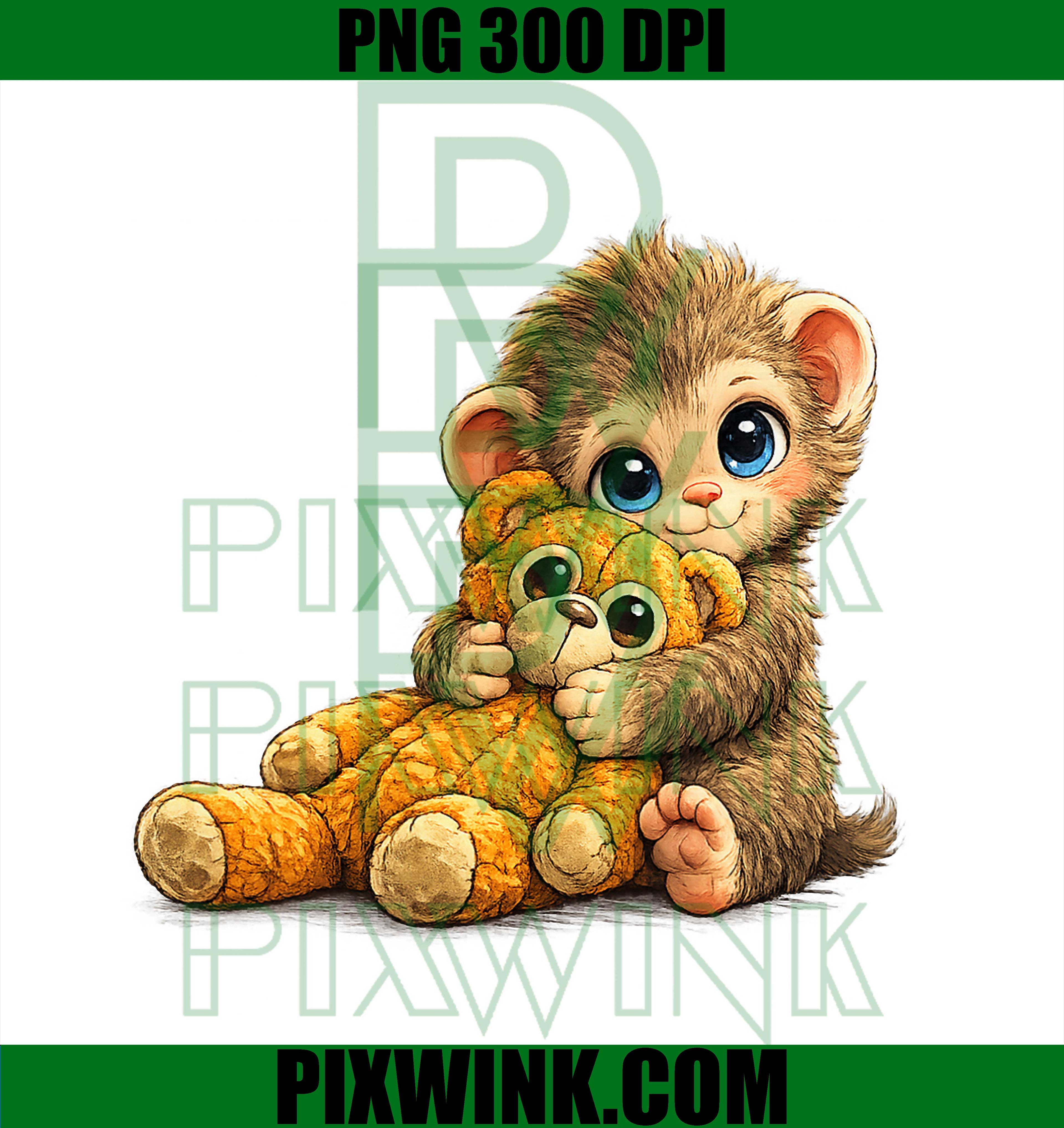 Cute Baby Monkey Punch PNG, Viral Japan Zoo Monkey Design PNG