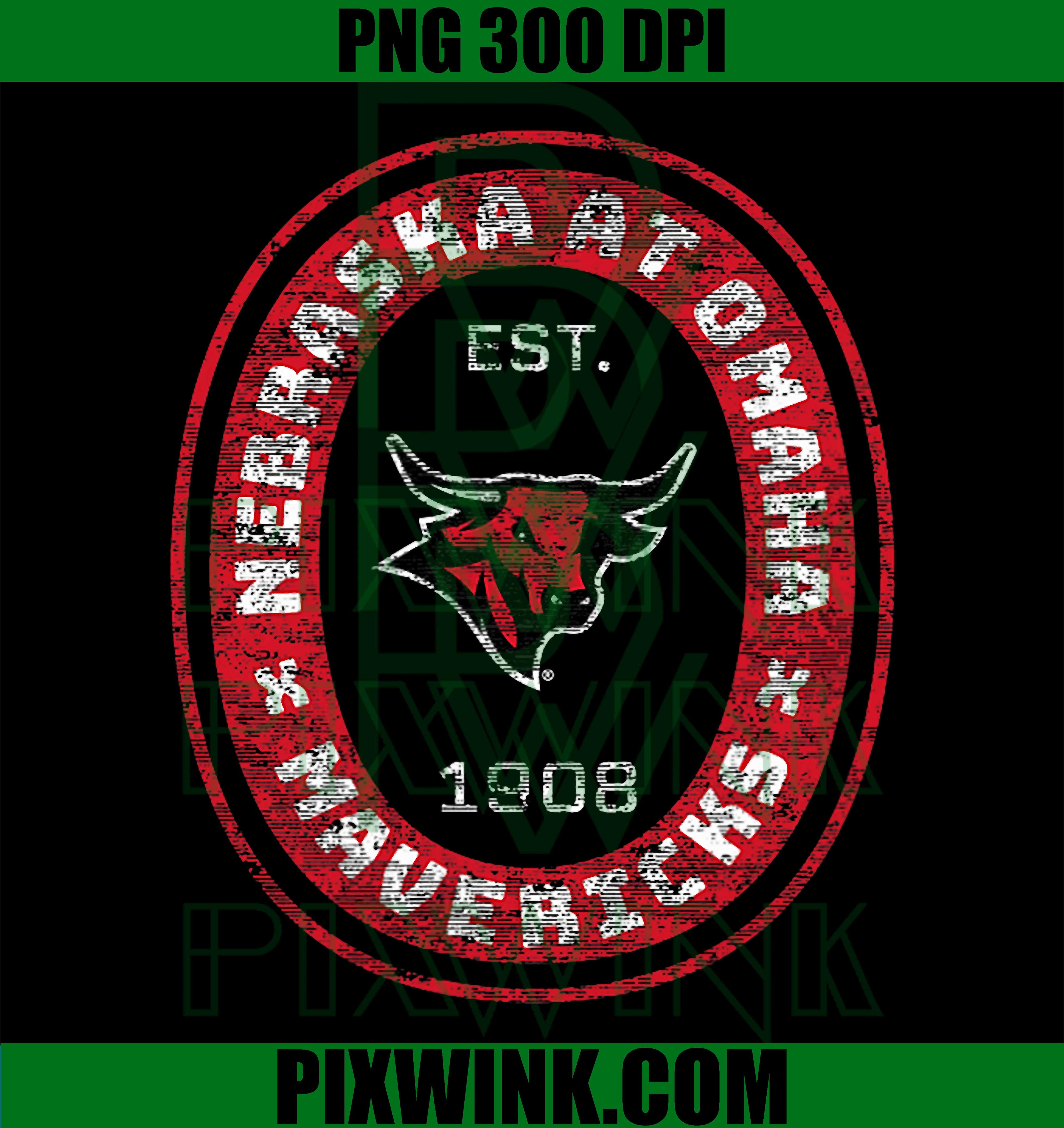 UNO Mavericks PNG, Retro Crest Seal PNG, University Nebraska Omaha PNG