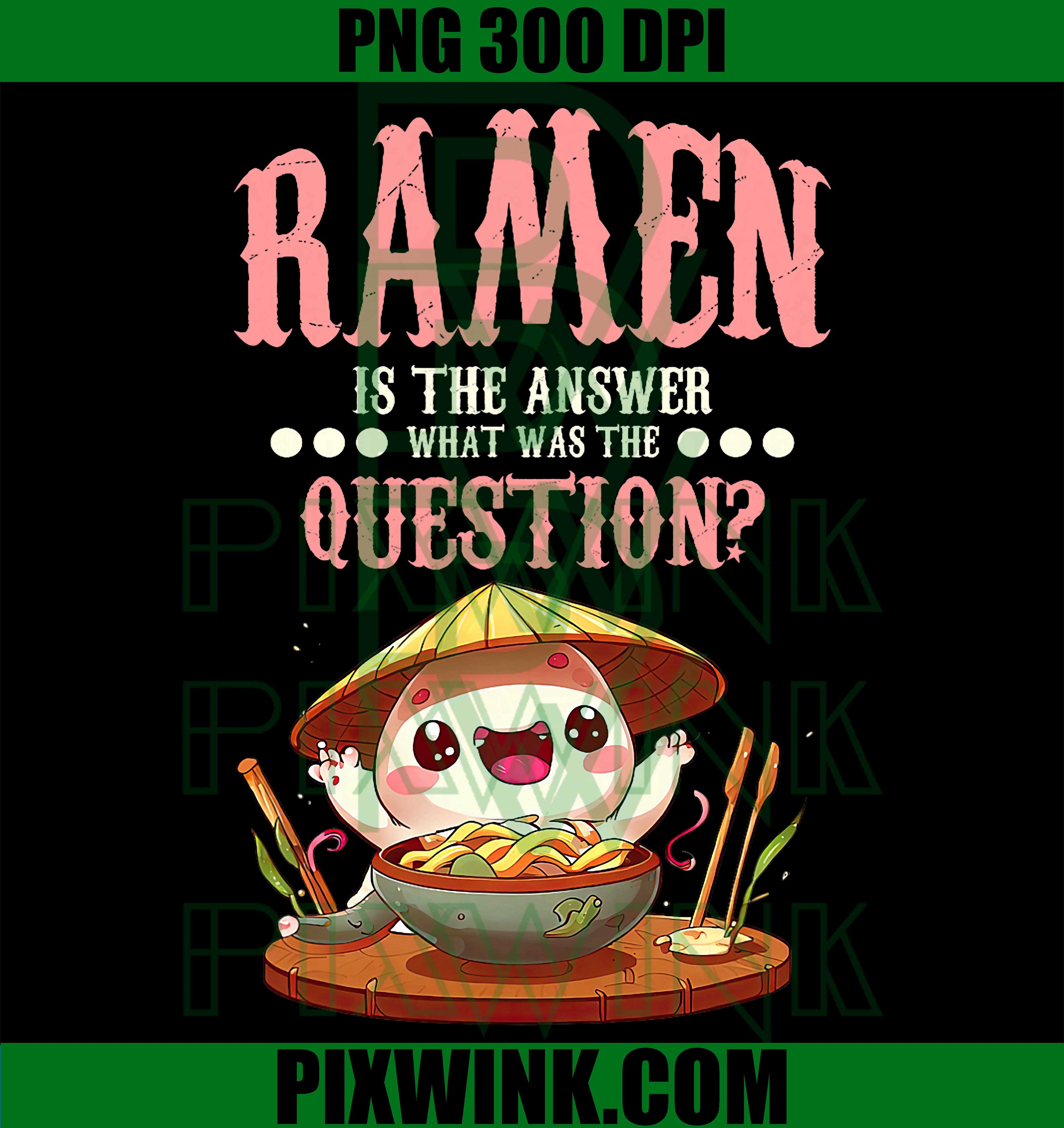 Ramen Answer Axolotl PNG, Cute Food Quote Animal Design PNG