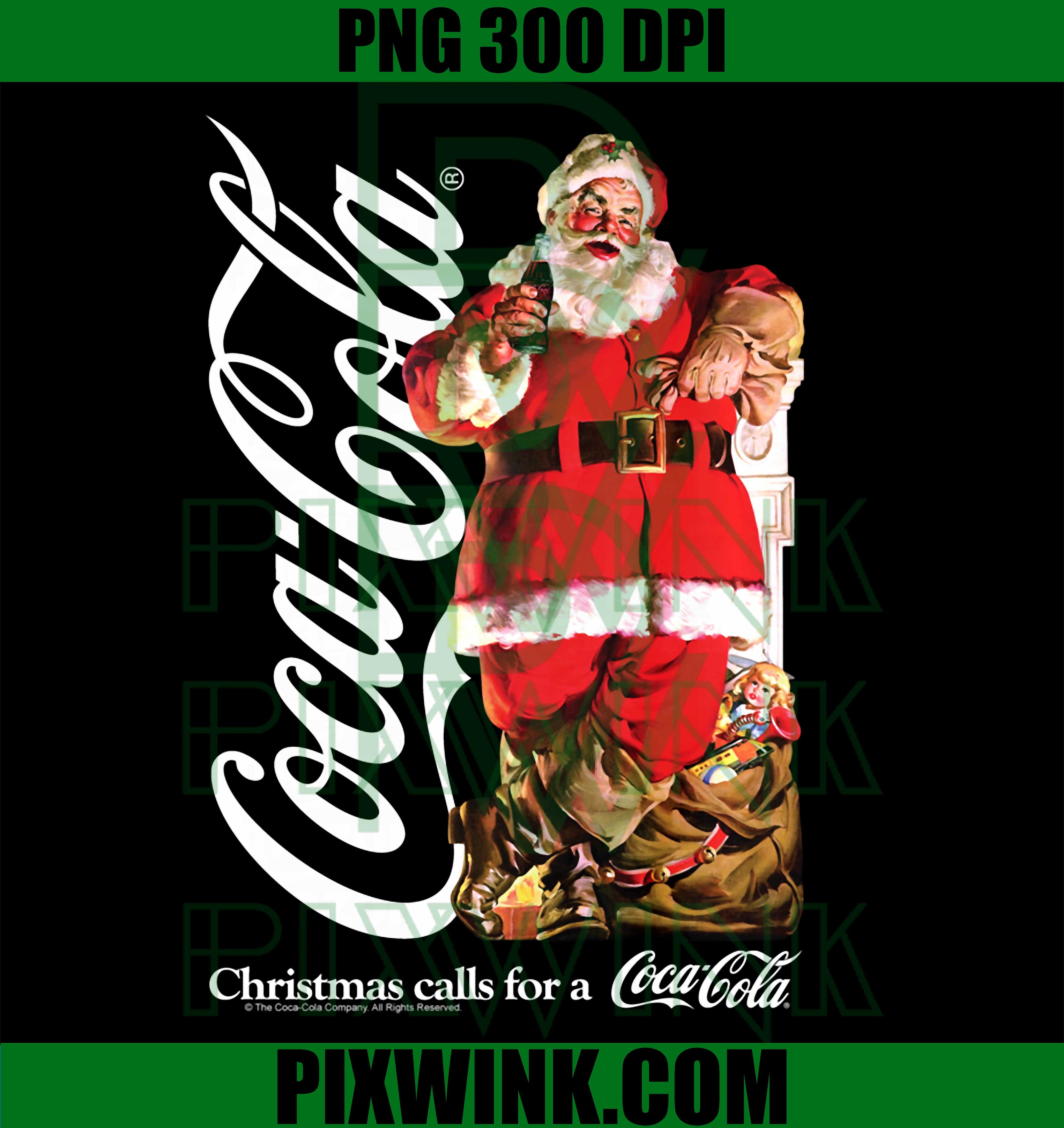 Coca Cola Xmas Calls PNG, Coca Cola Holidays PNG