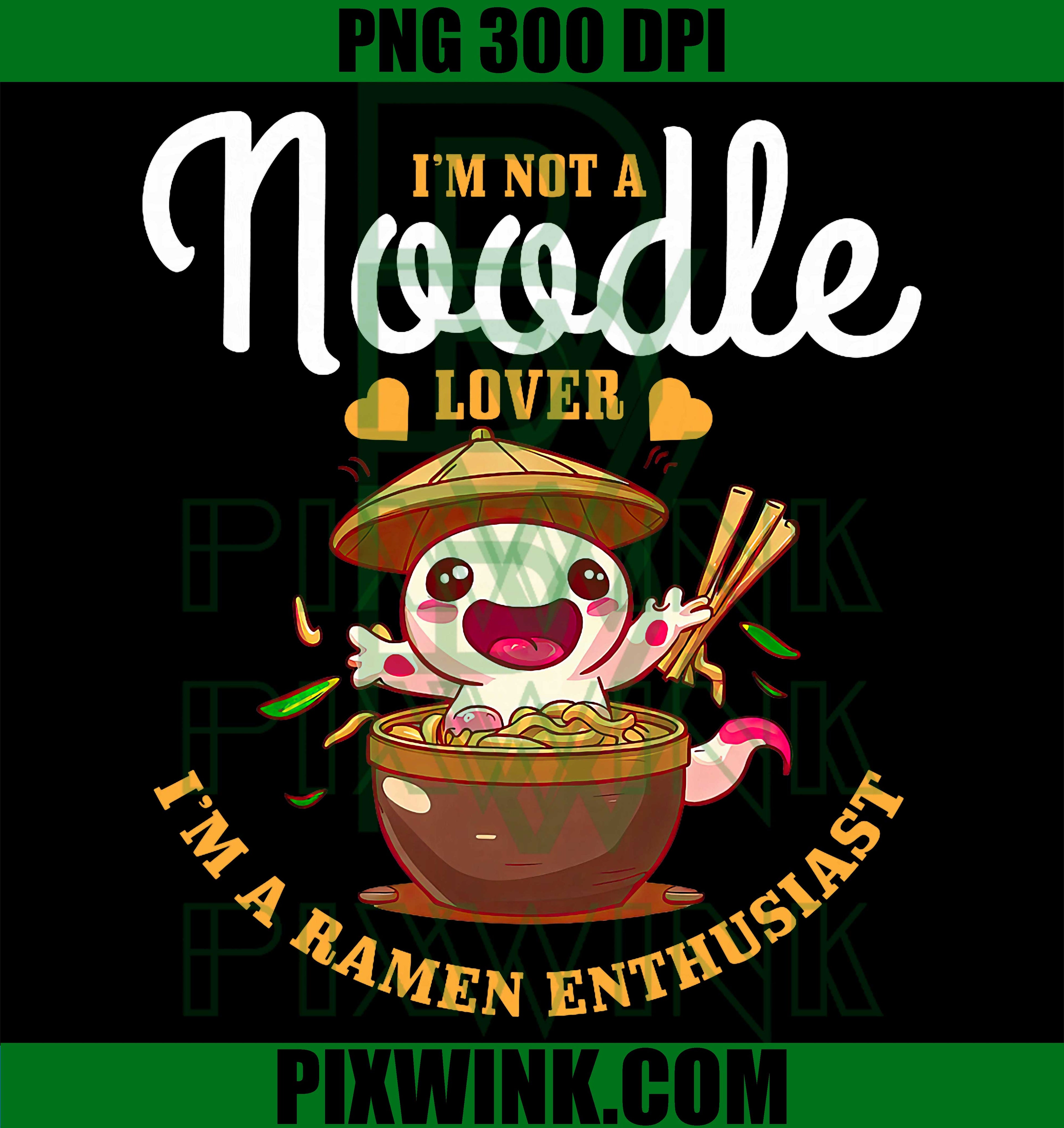 Ramen Axolotl PNG, Noodle Enthusiast Meme PNG