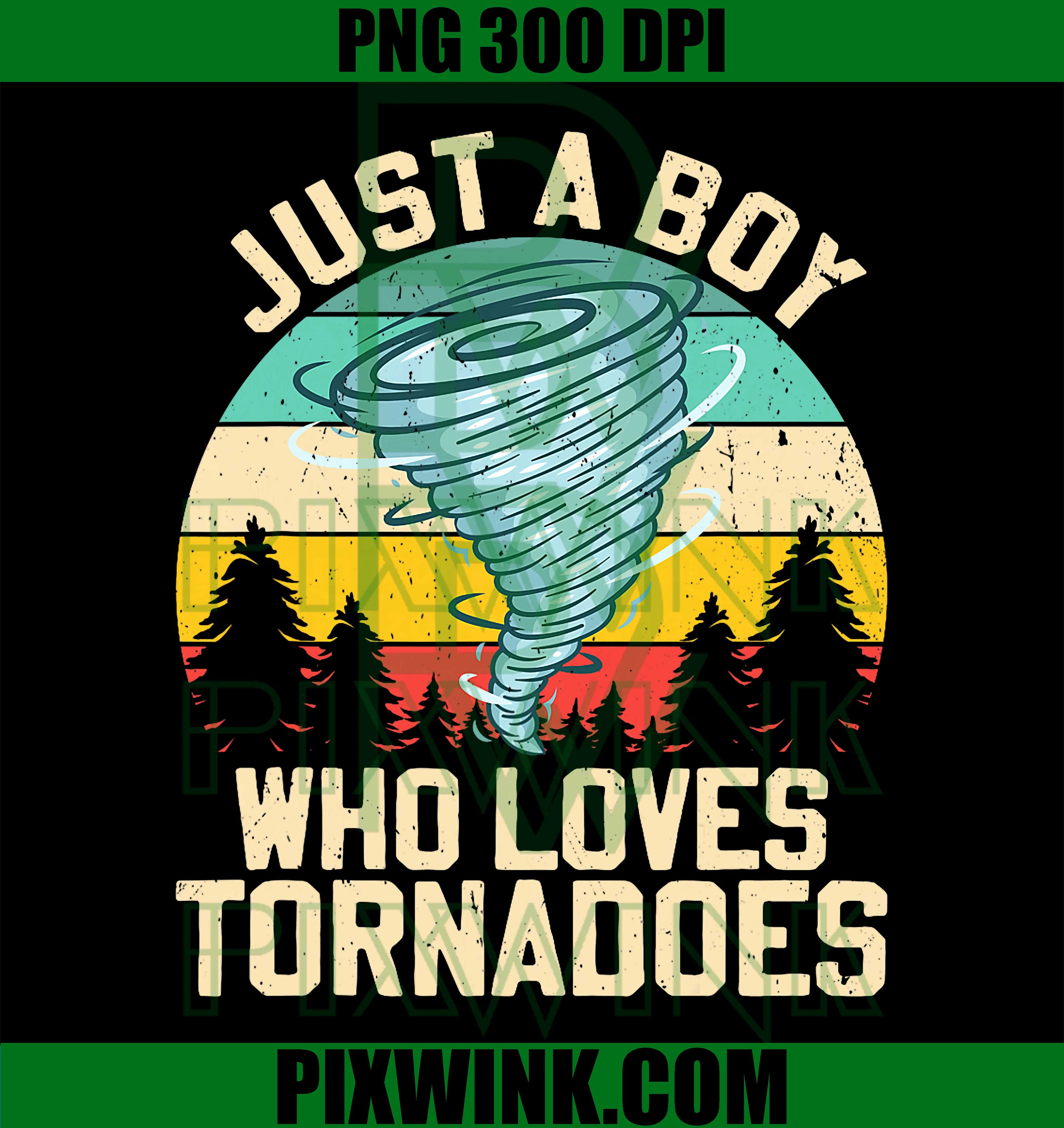 Tornado Boy PNG, Storm Chaser Retro PNG, Weather Lover PNG