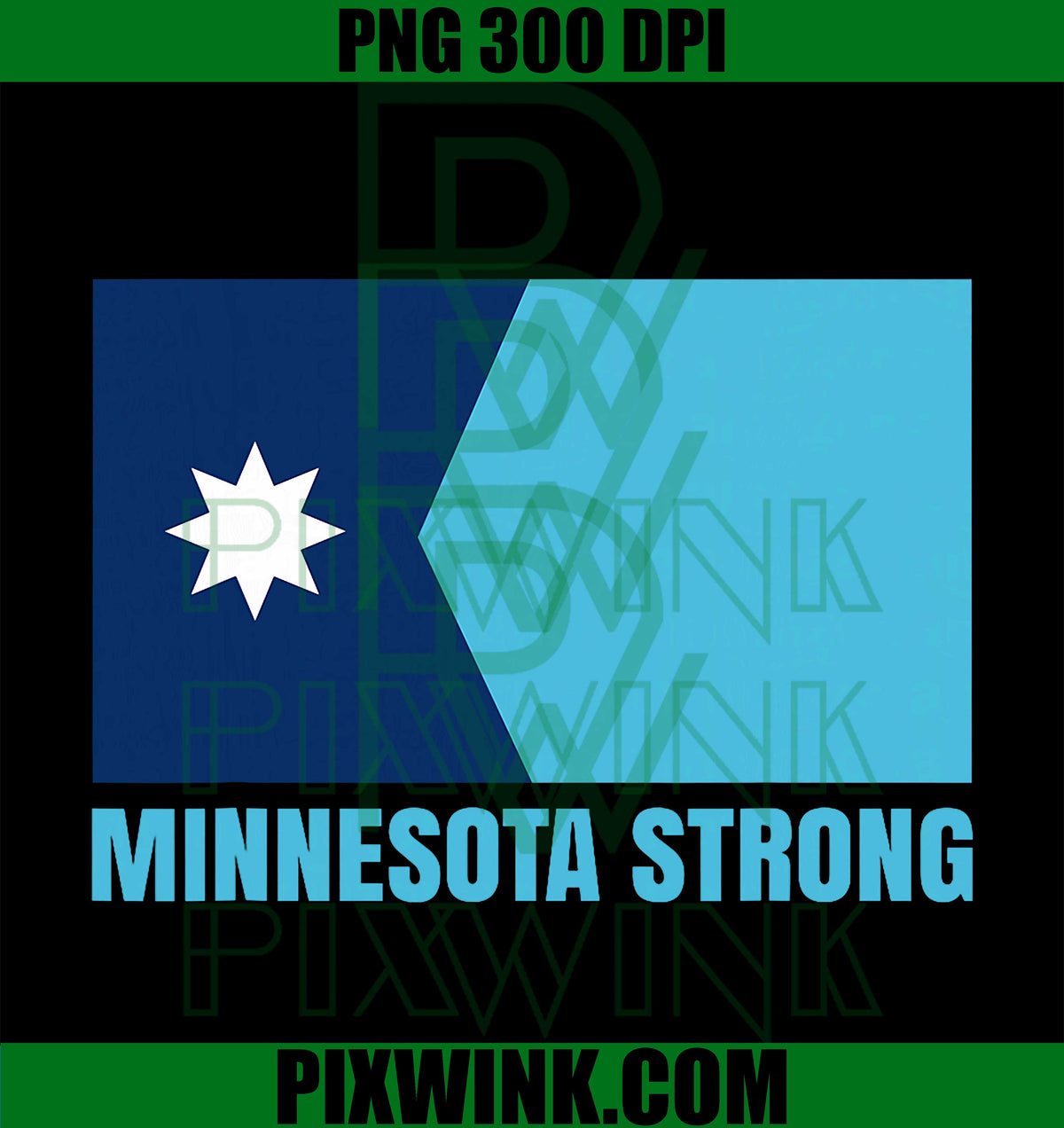 Retro Vintage Minnesota Strong PNG, Minnesota PNG, State Pride PNG