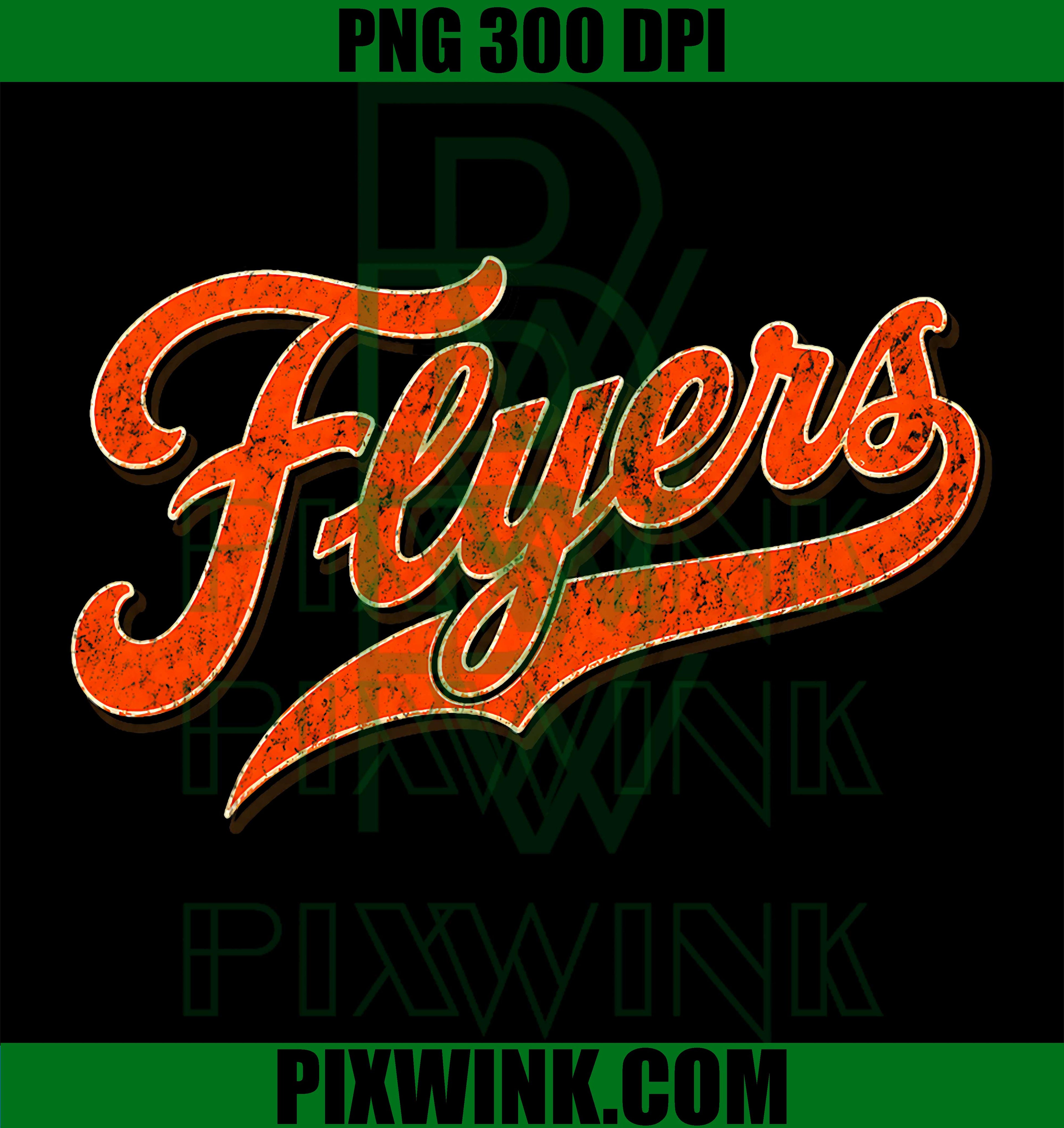 Flyers Retro Vintage PNG, Classic Sports Team PNG Design