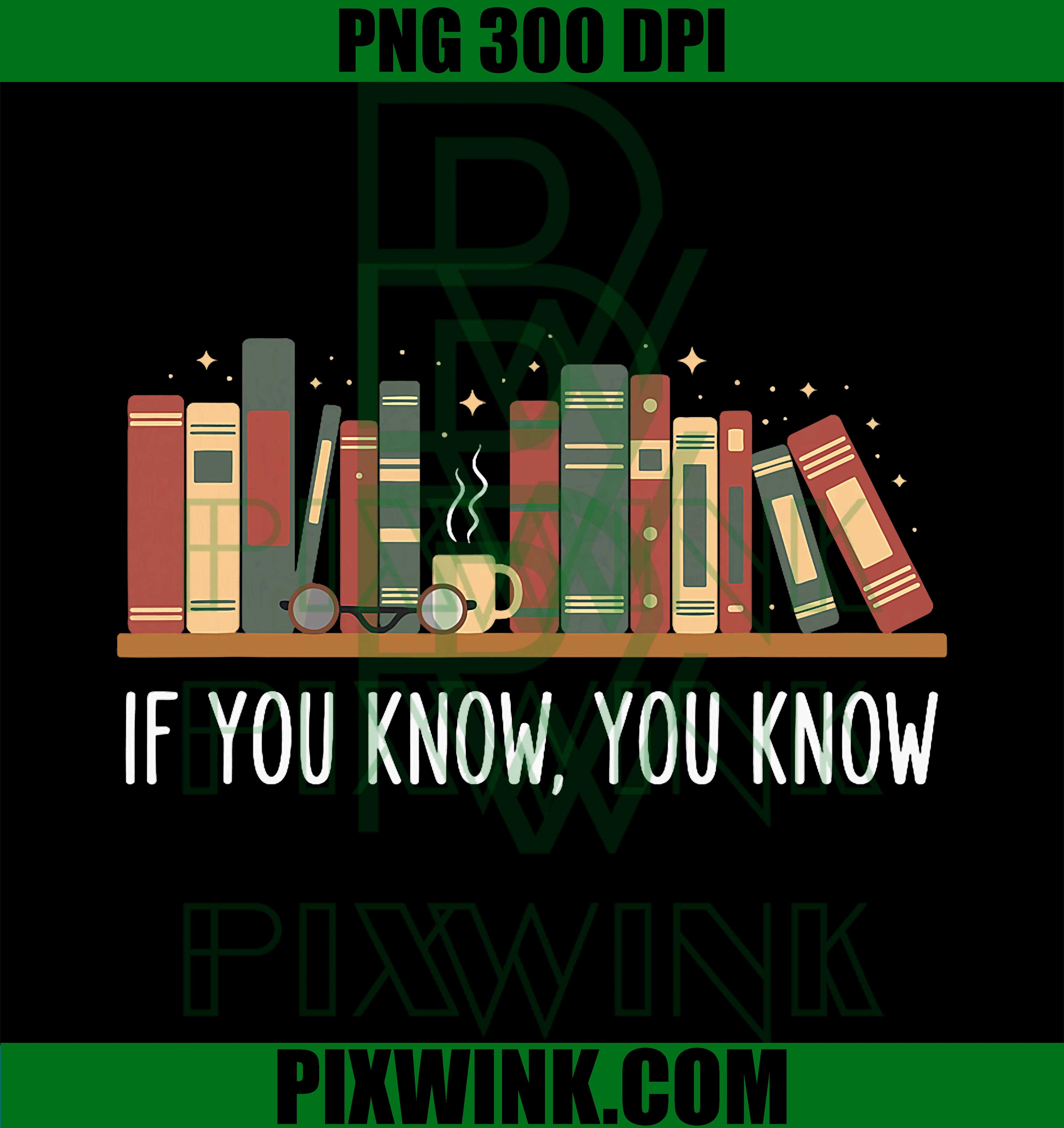 If You Know You Know Six Seven Book Christmas PNG