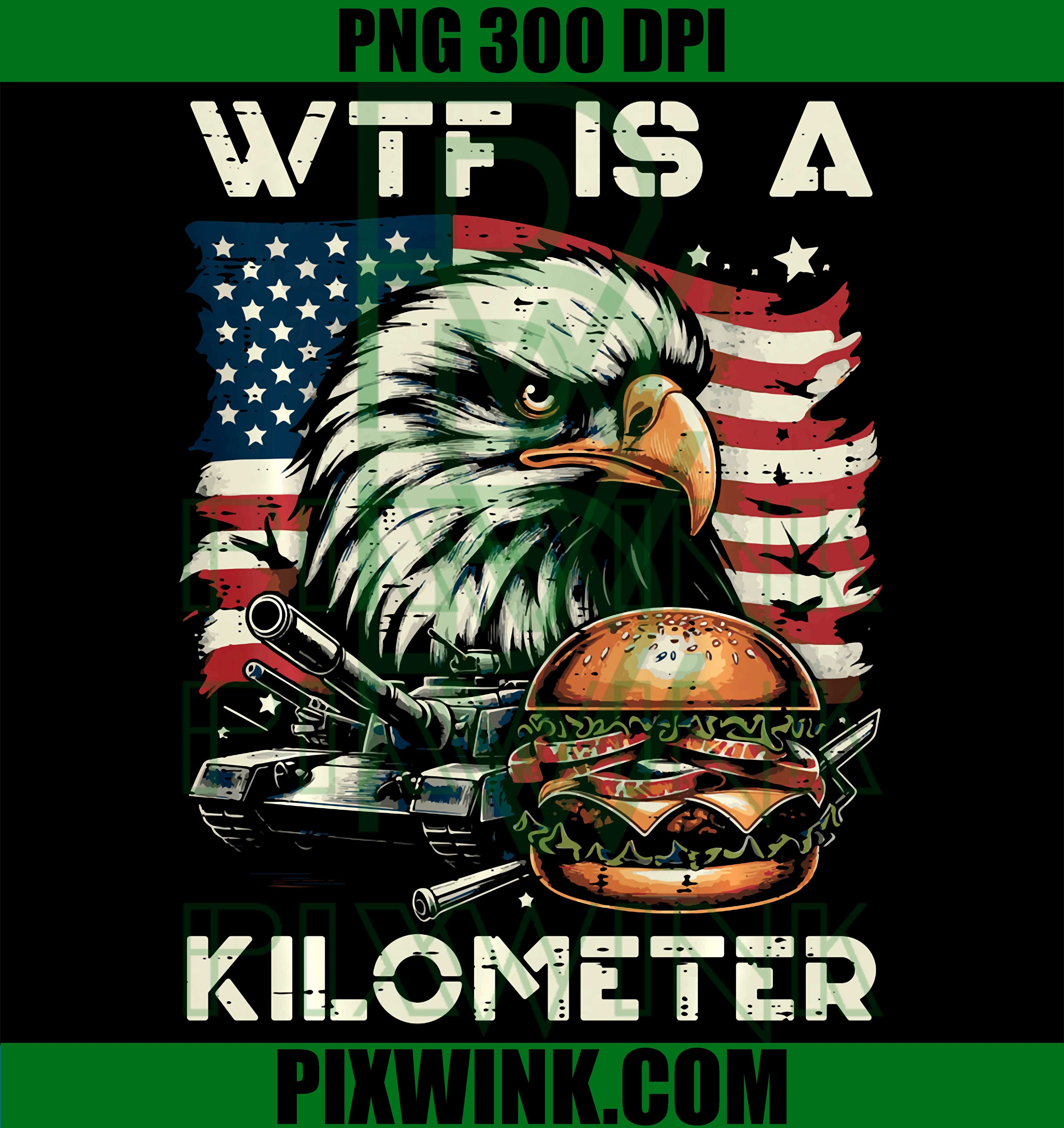 Mens 4th Of July Eagle PNG, Kilometer Funny American Meme Graphic PNG