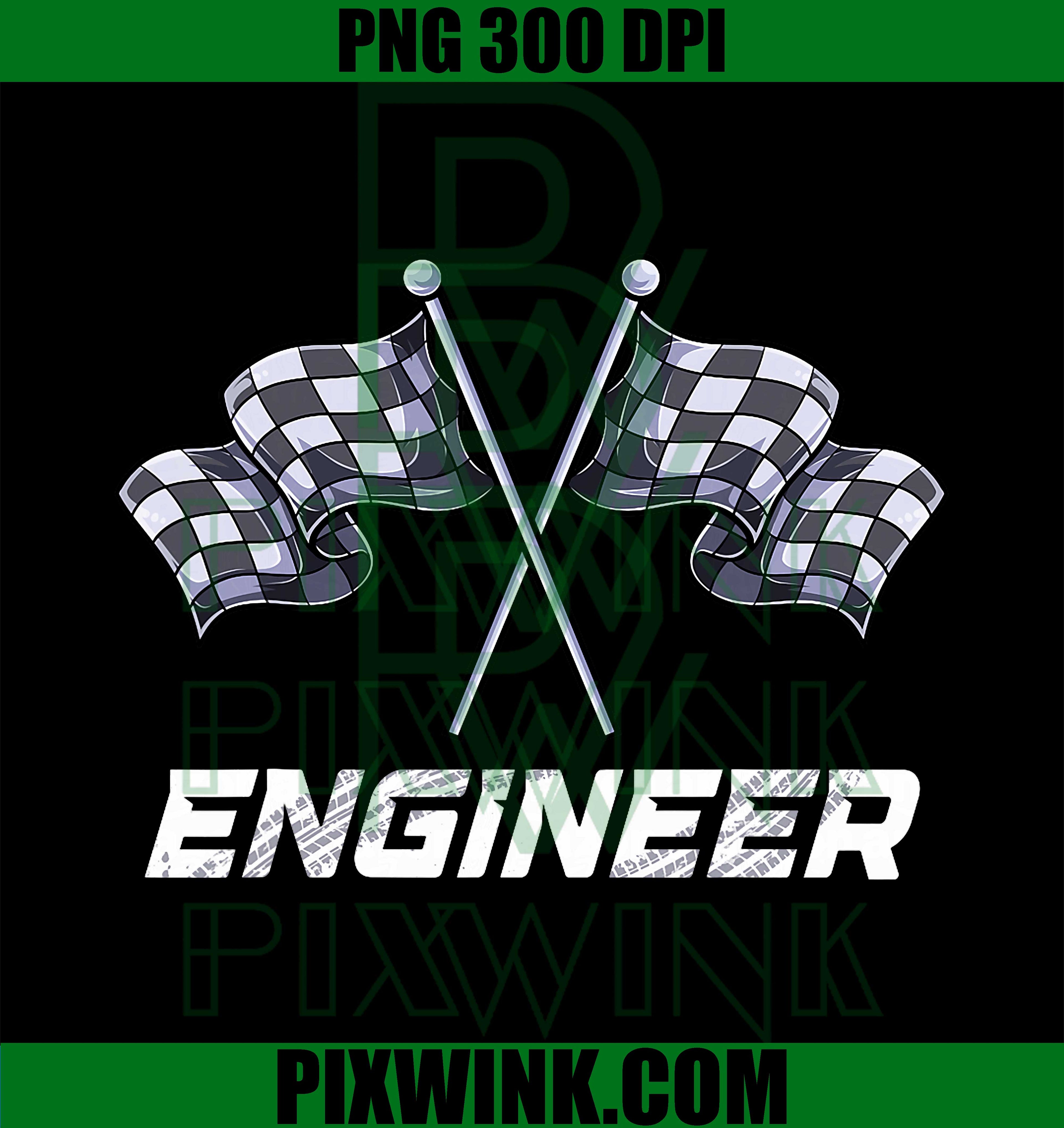 Engineer Pit Crew, Family Team Racing, Birthday Race Car PNG