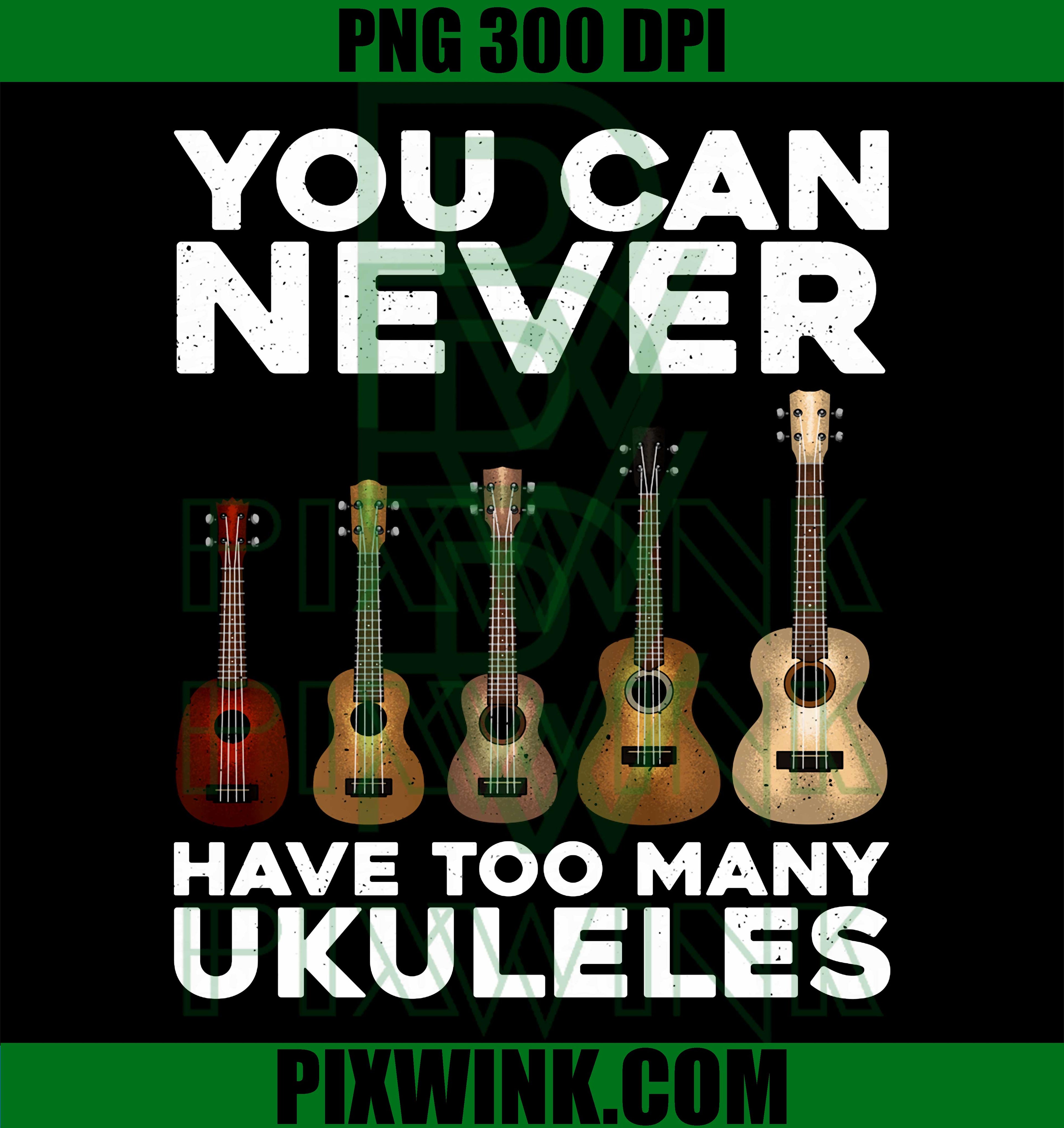 Ukulele Art PNG, Funny Small Guitar Music PNG