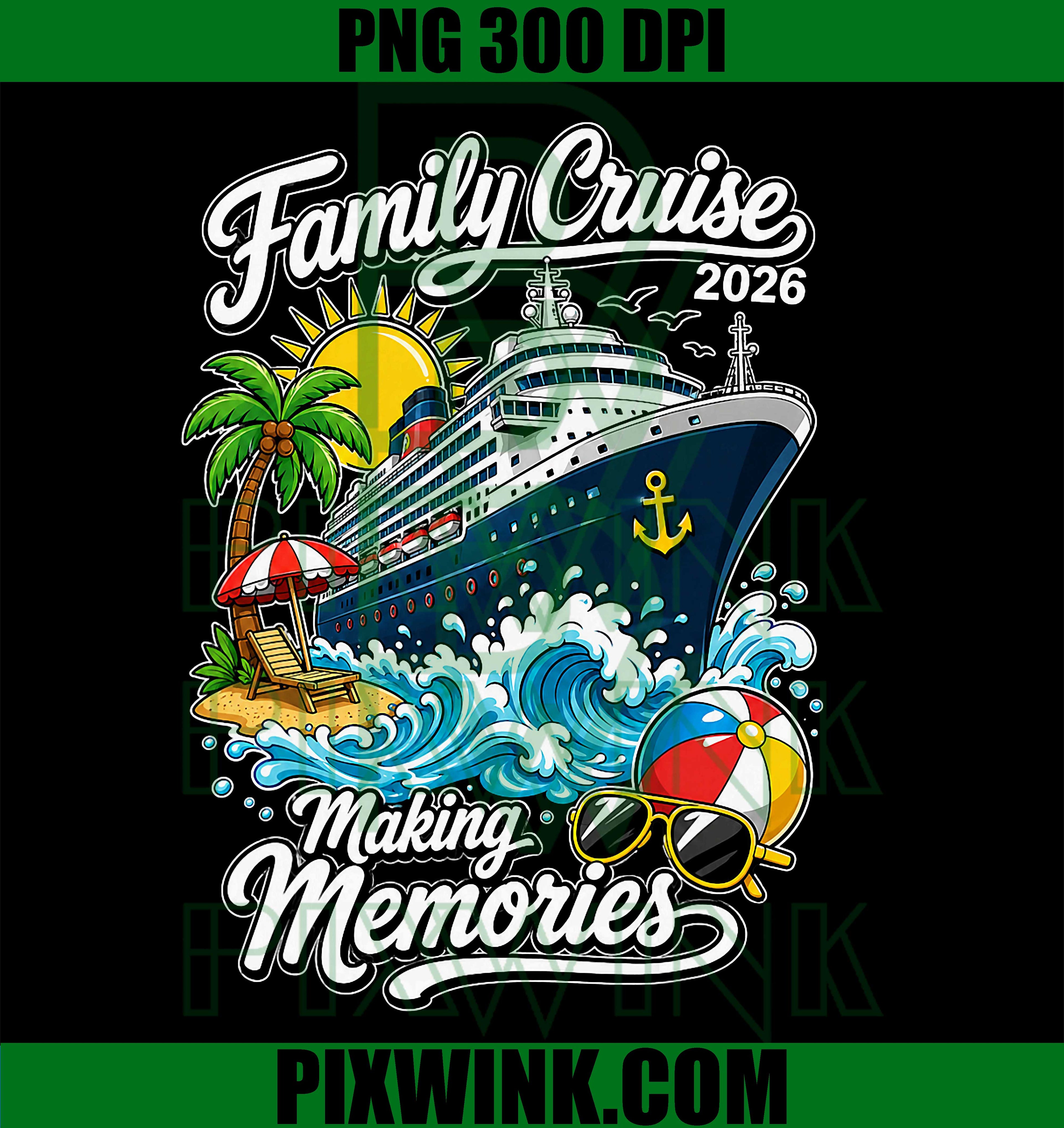 Cruise Crew Hawaiian PNG, Caribbean Vacation 2026 PNG
