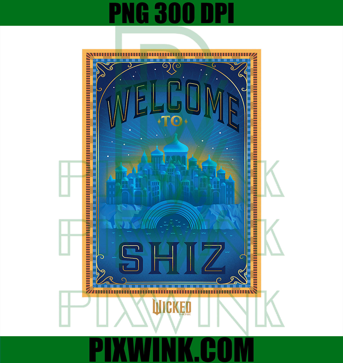 Wicked Welcome To Shiz PNG, Shiz University PNG, Wicked Musical PNG