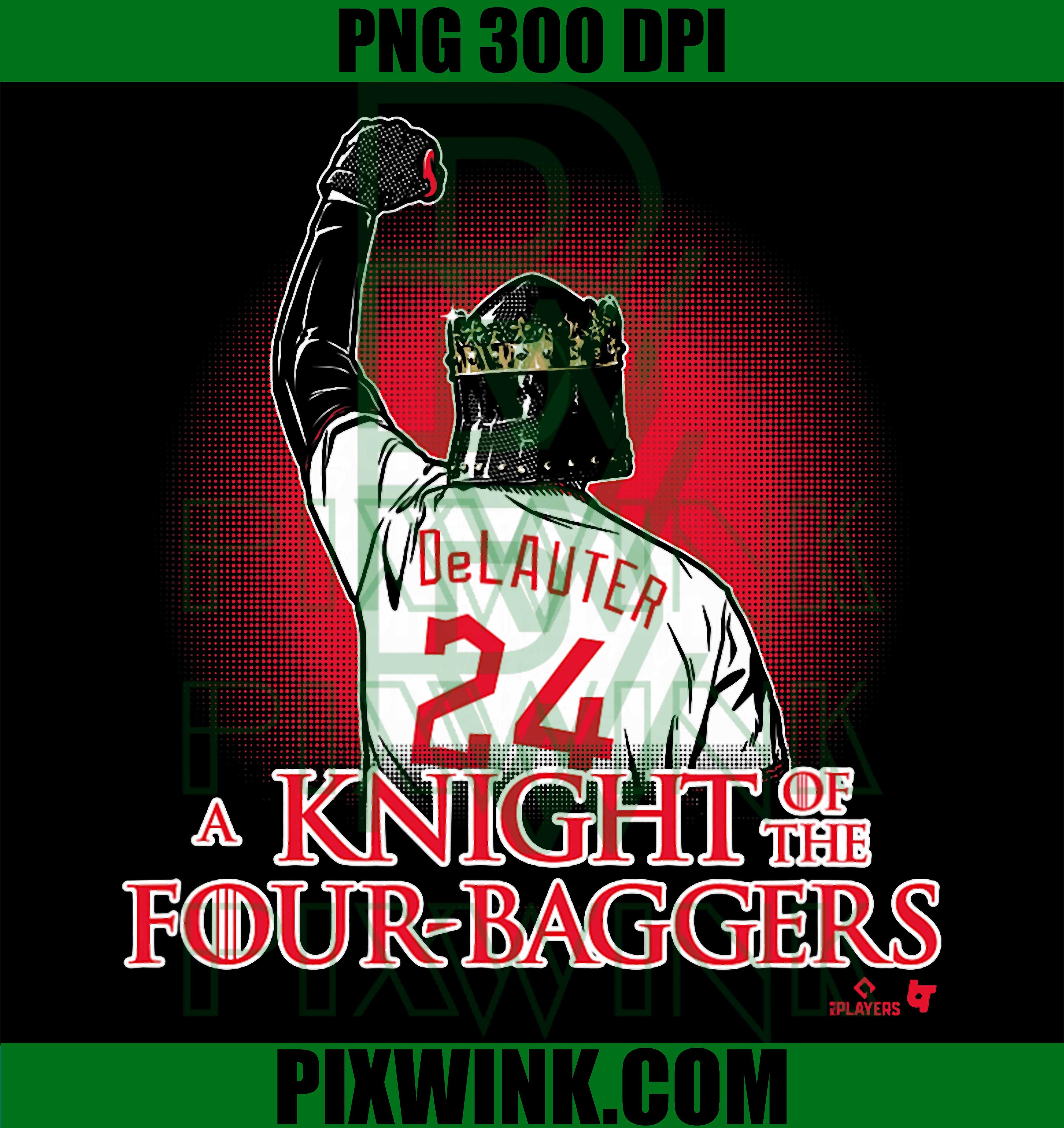 Chase DeLauter Baseball PNG, Cleveland Knight Design PNG, 4 Bagger Quote PNG