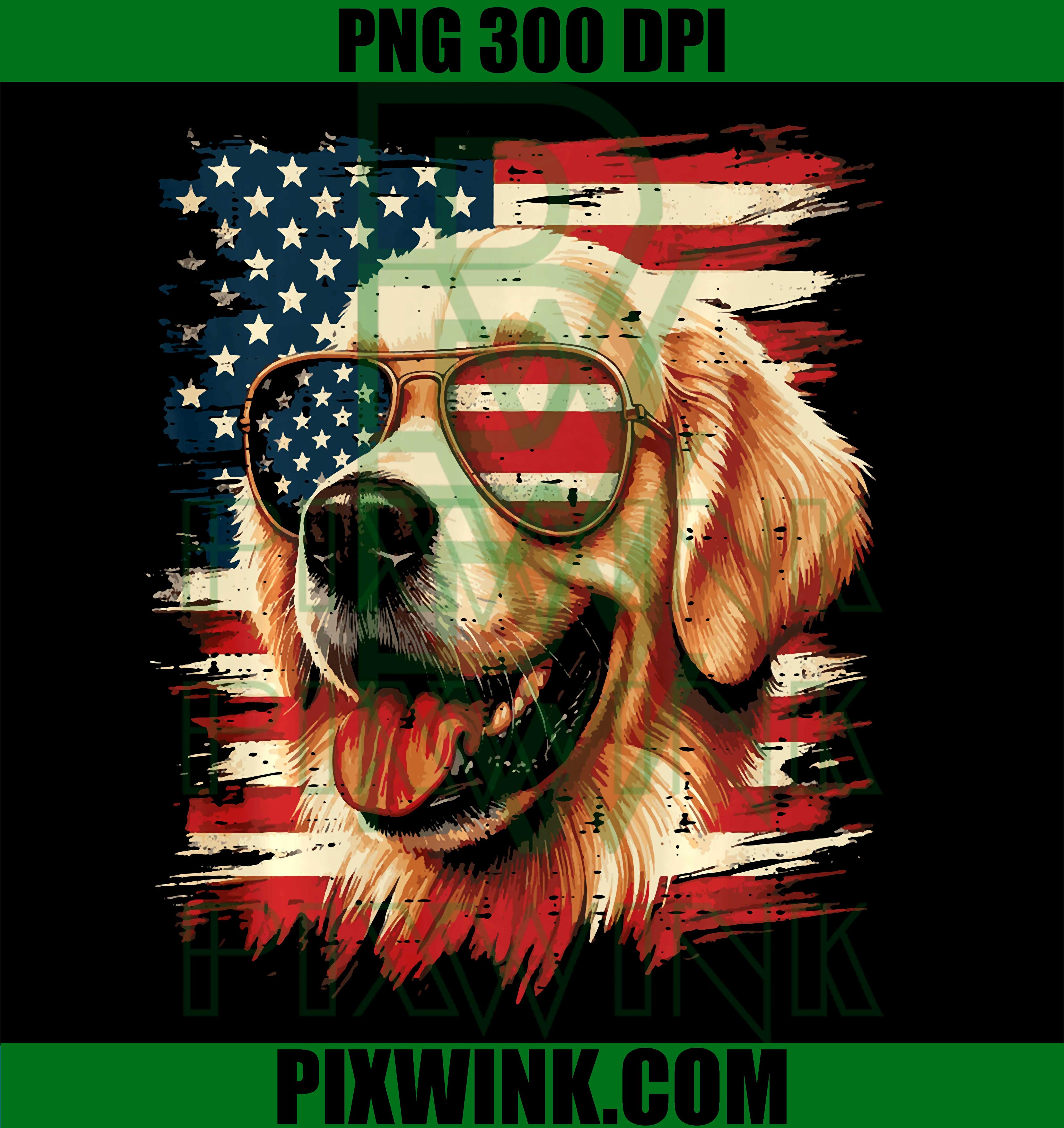 4th July Labrador Retriever PNG, Patriotic Dog America PNG