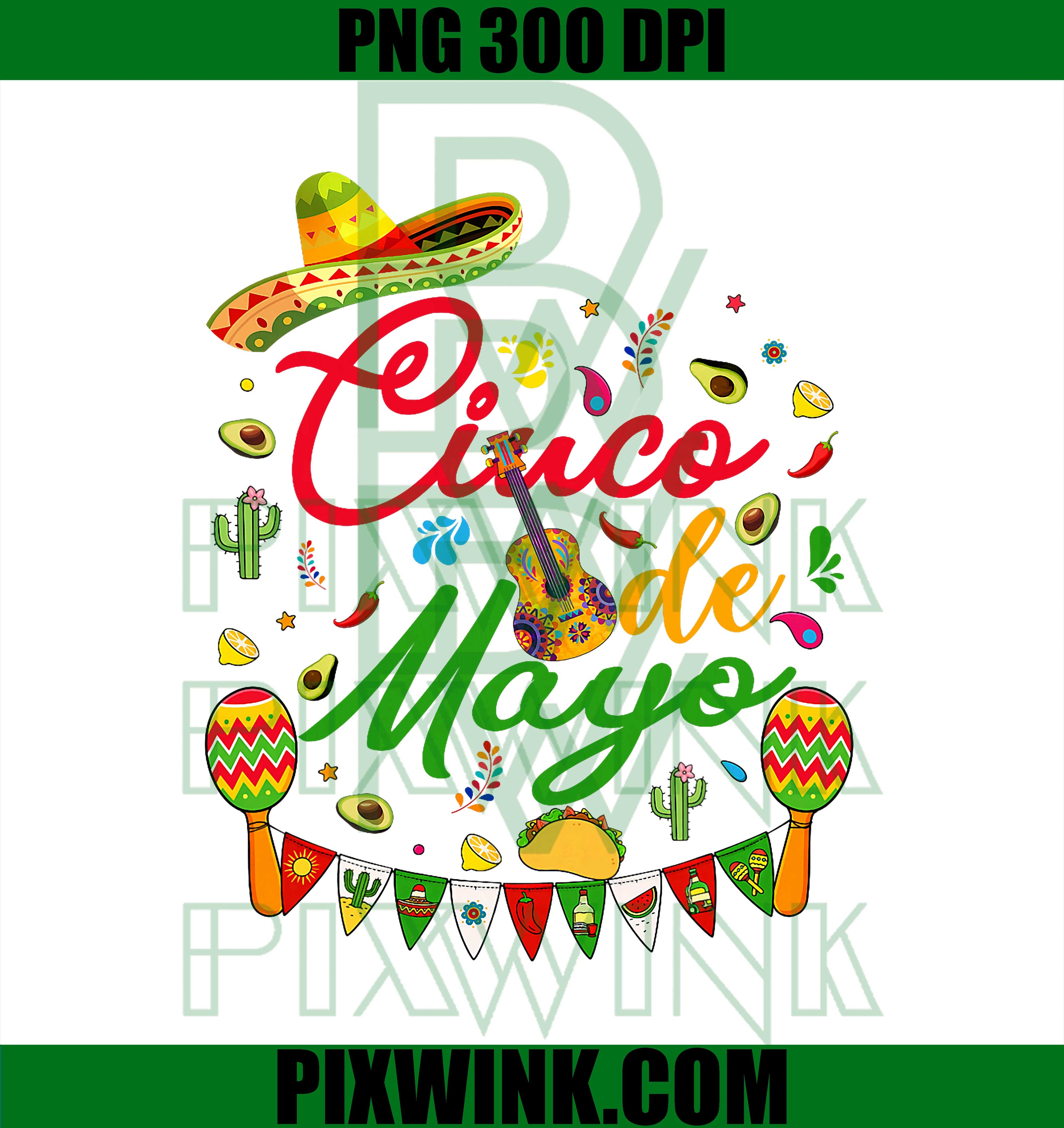 Cinco De Mayo PNG, Lets Fiesta PNG, Mexican Party PNG