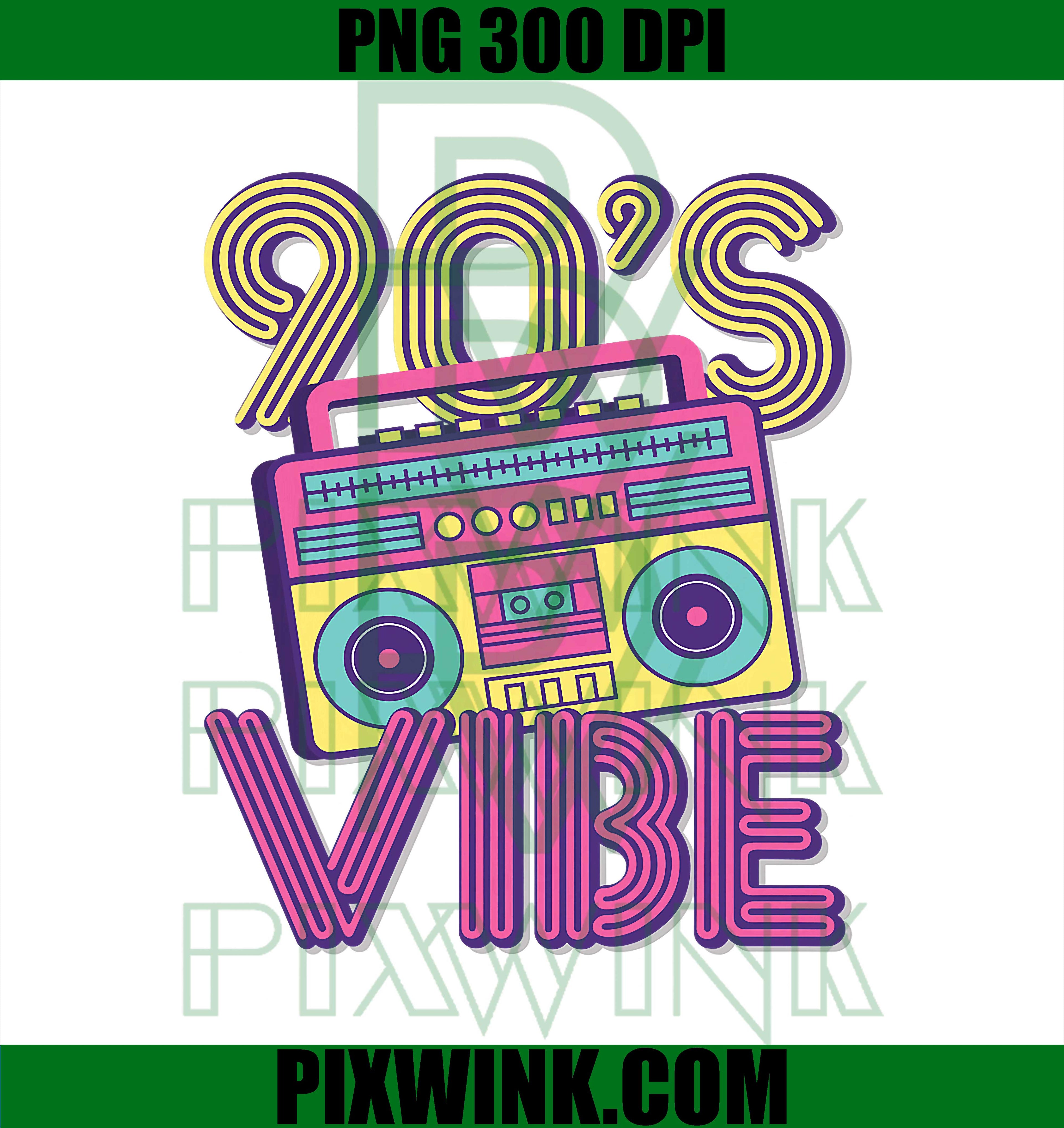 90's Vibe Vintage Style Cassette Tape, Music Nostalgic Vibes PNG