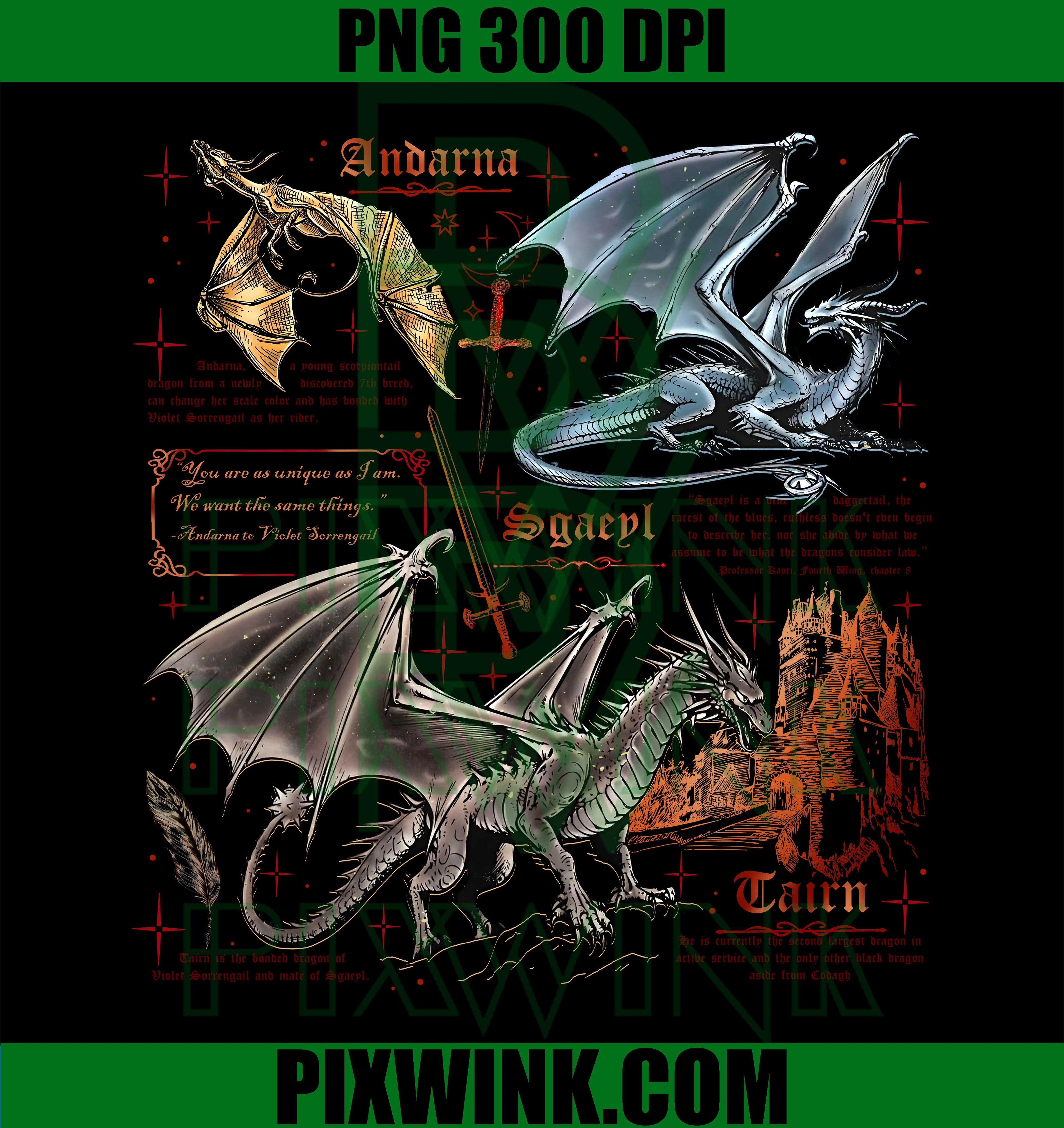 Dragon Rider PNG, Tairn Andarna PNG, Basgiath War College PNG, Fourth Wing PNG