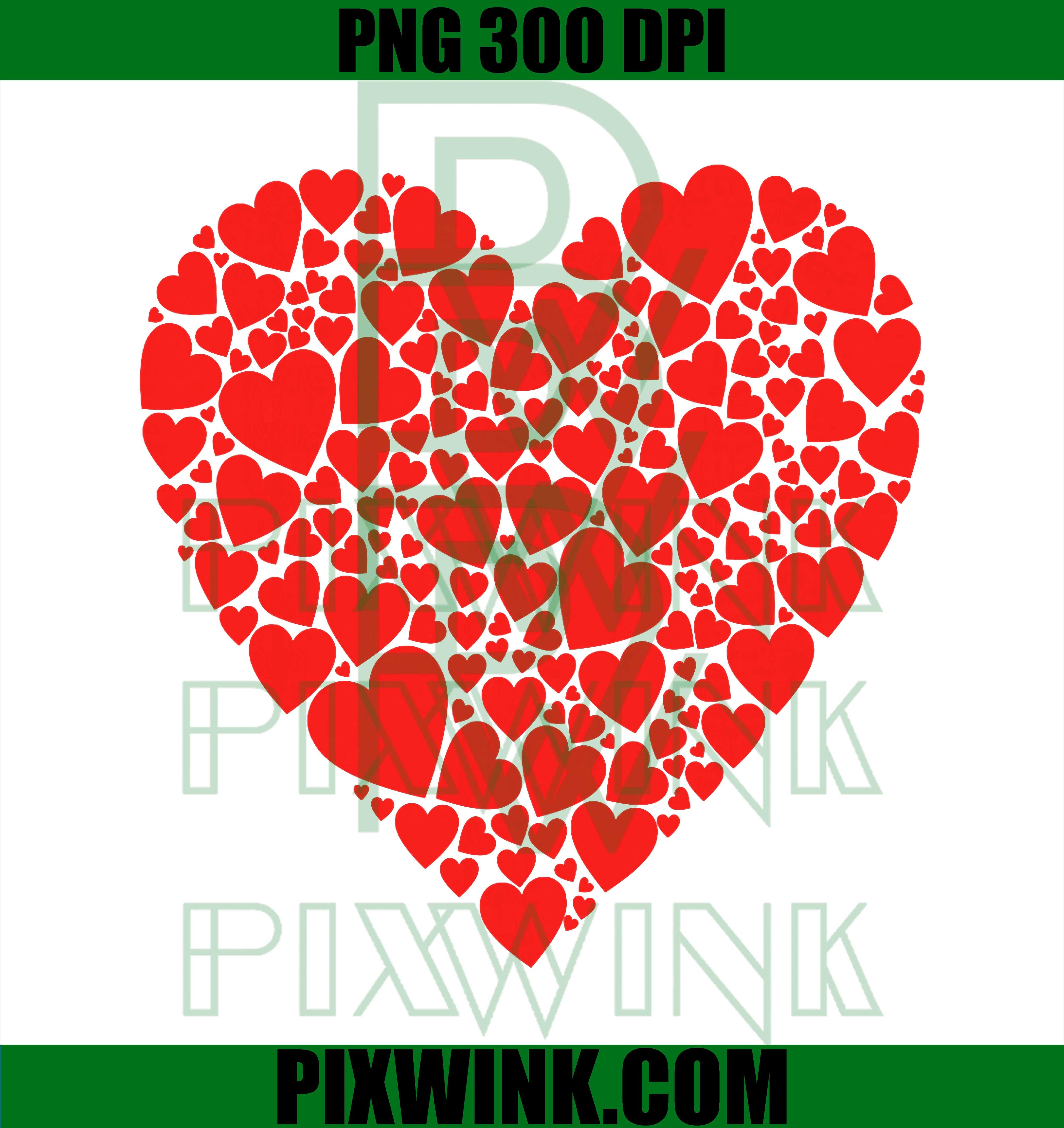 Heart Valentine Cute Hearts PNG, Trendy V-day PNG