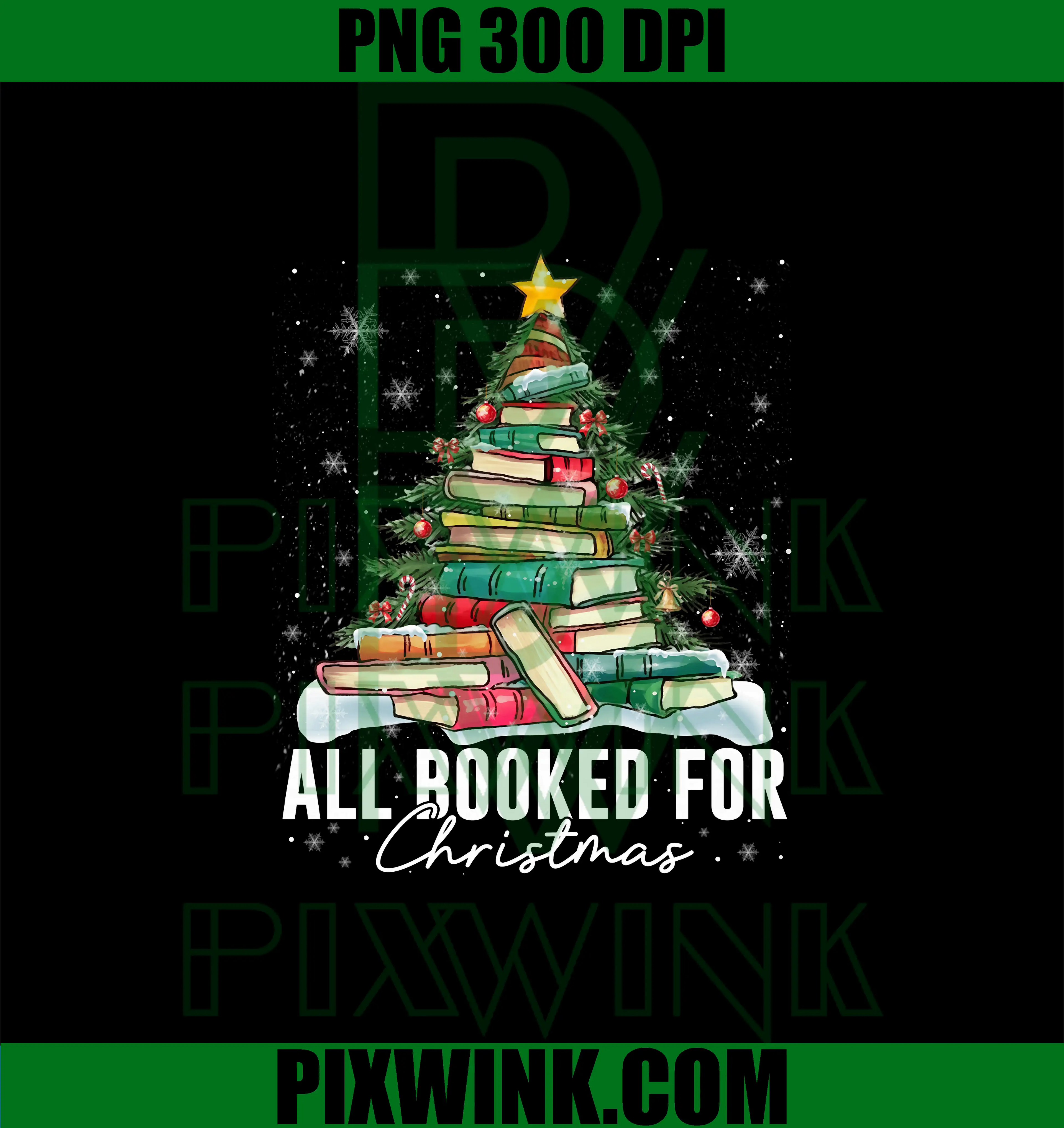 All Booked For Christmas PNG, Book Christmas Tree Lights PNG