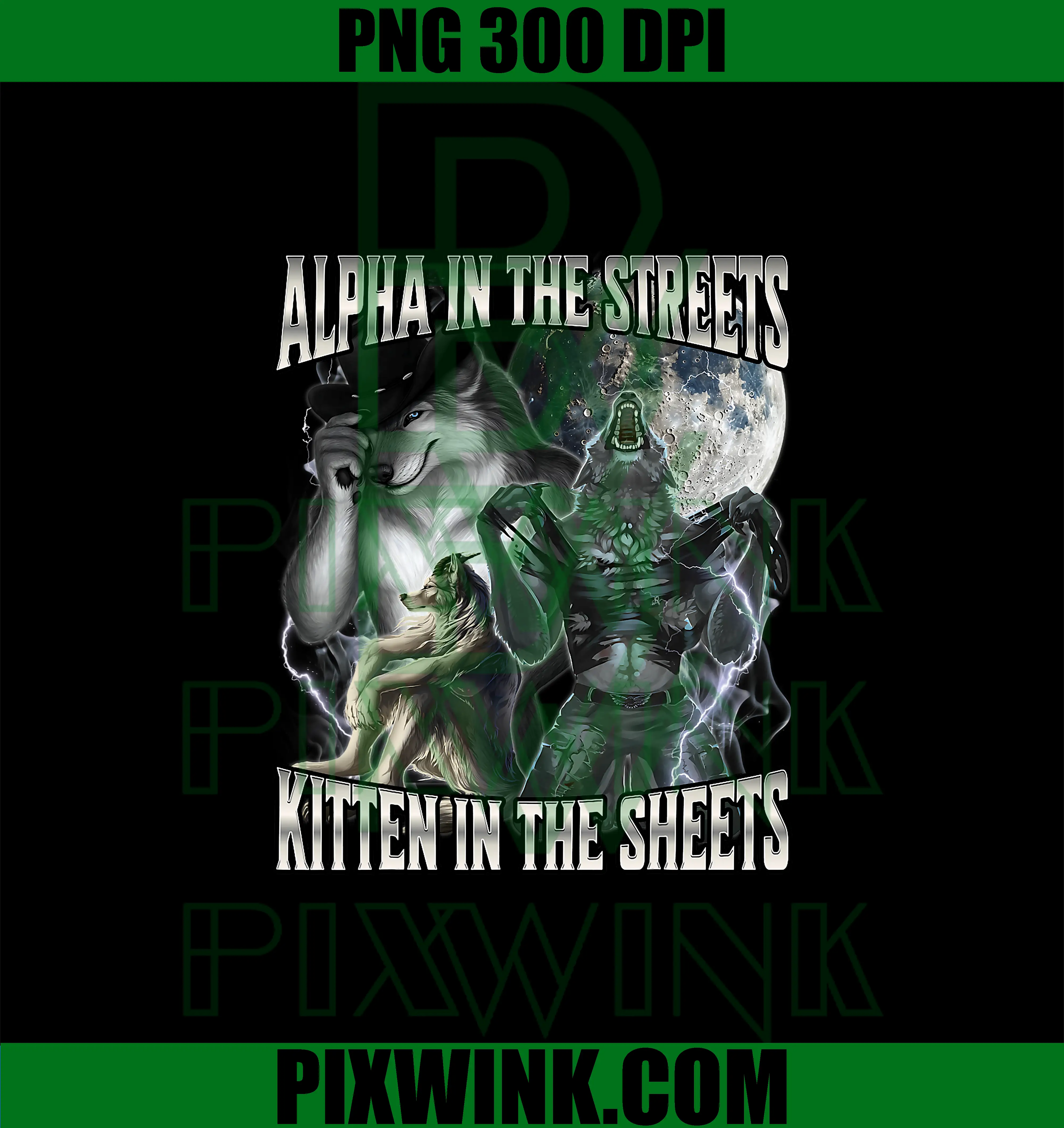Alpha in The Streets PNG, Kitten in The Sheets PNG