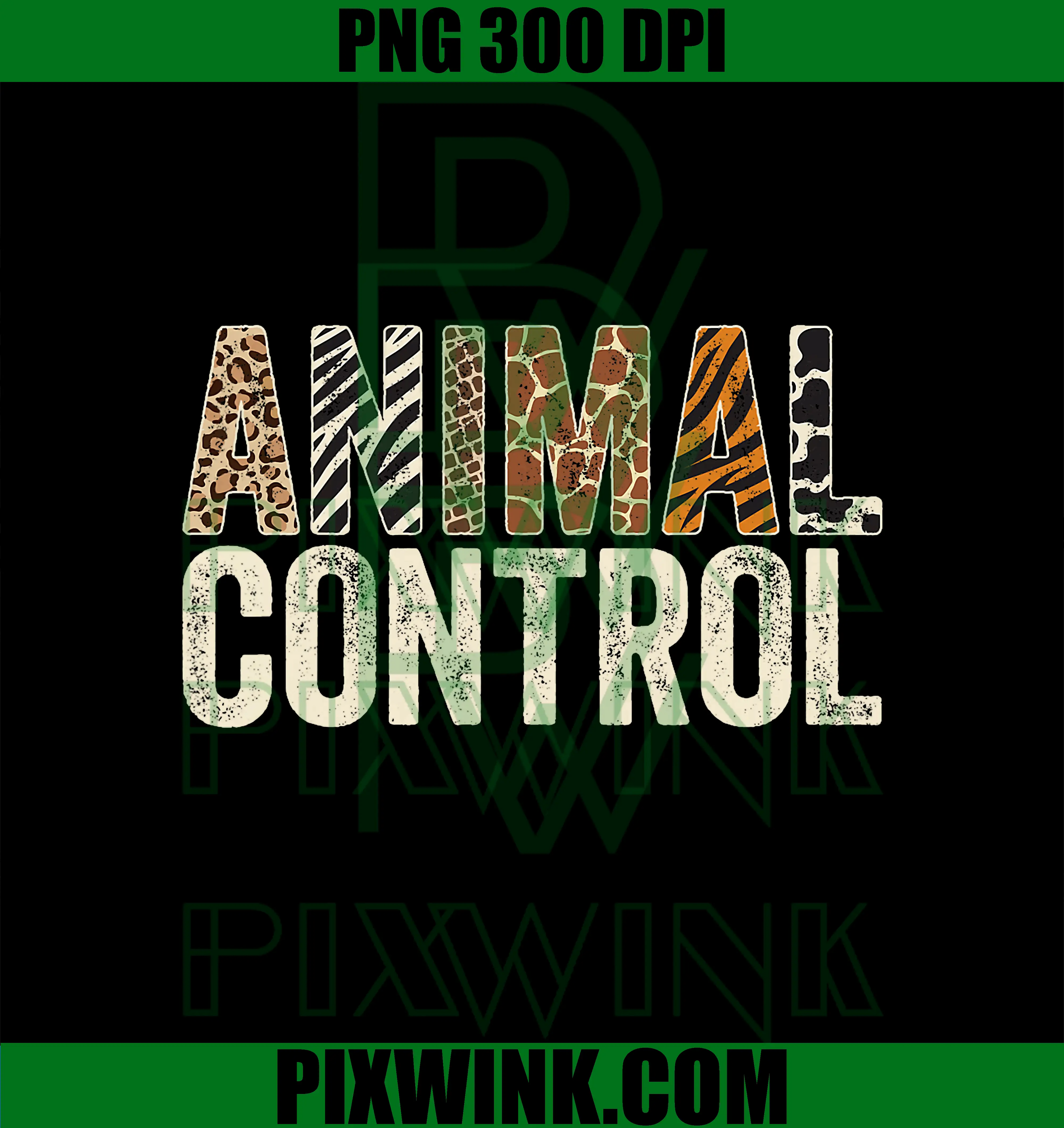 Animal Control Funny PNG, Halloween Zoo Party Matching PNG