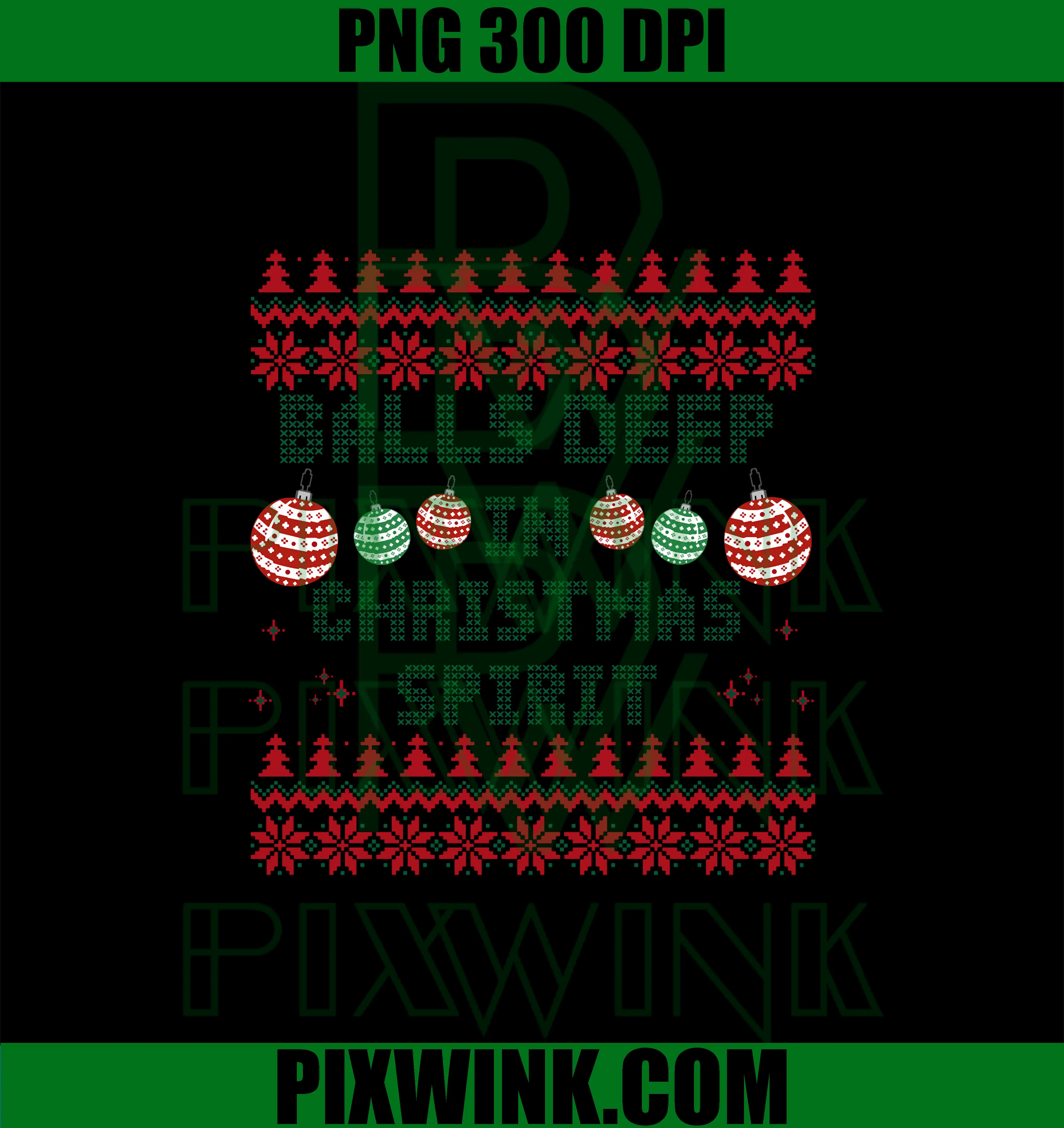 Balls Deep In The Christmas Spirit Fun PNG, Matching Couples PNG