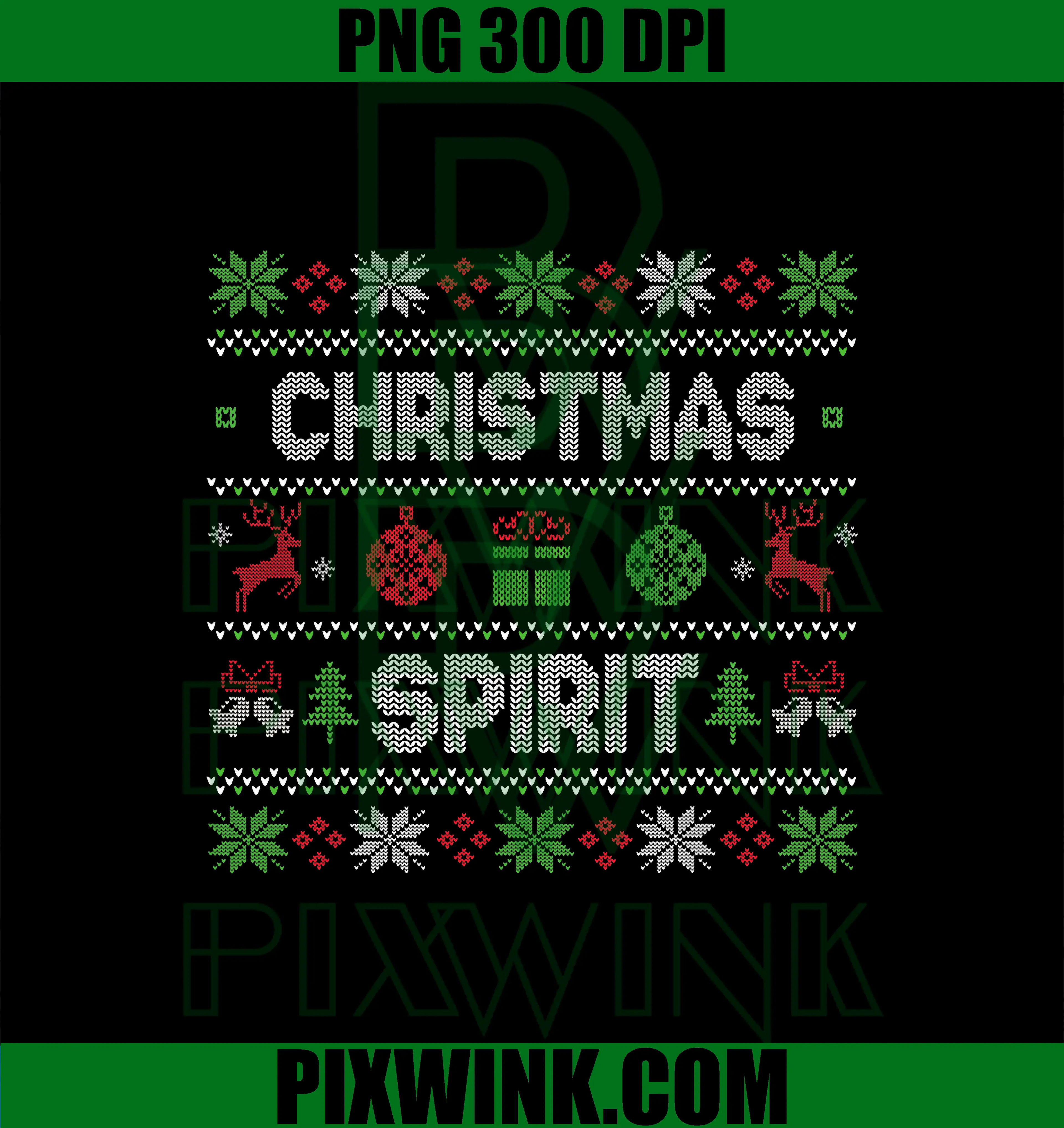 Christmas Spirit PNG, Matching Couples Xmas PNG