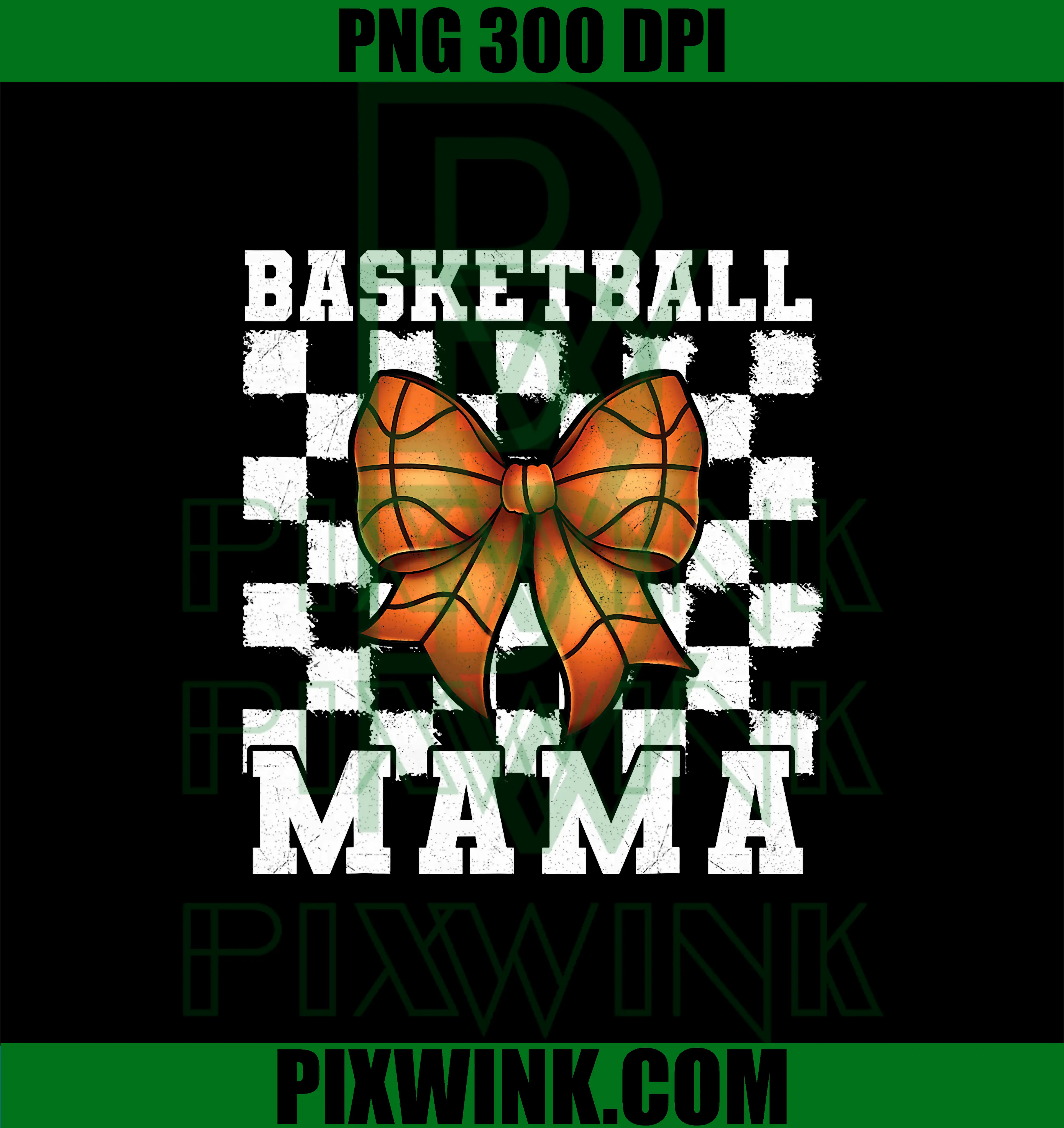 Basketball Mama PNG, Coquette Bow Game Day PNG, Funny Sports PNG