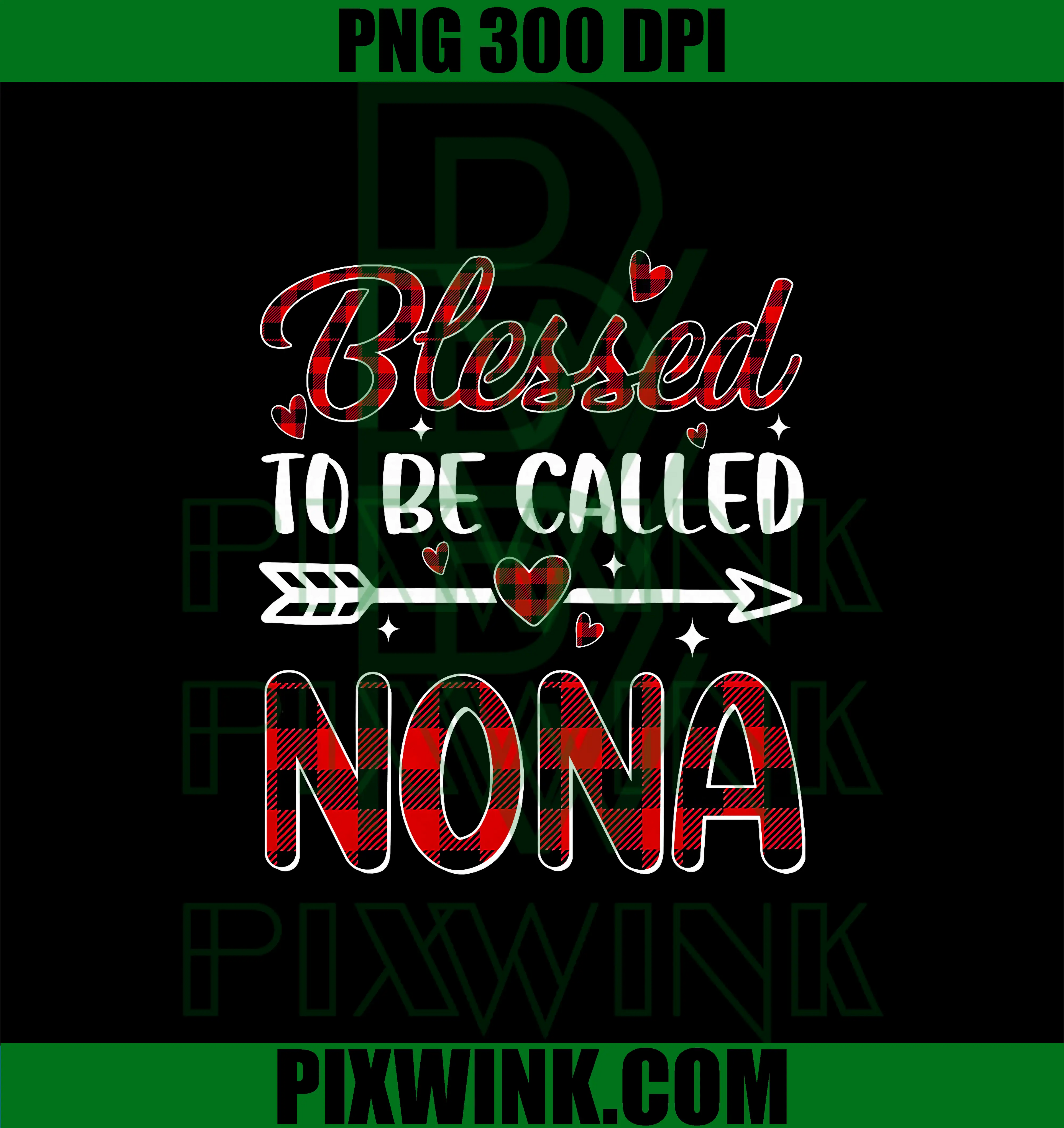 Blessed to Be Called Nona PNG, Christmas Family PNG