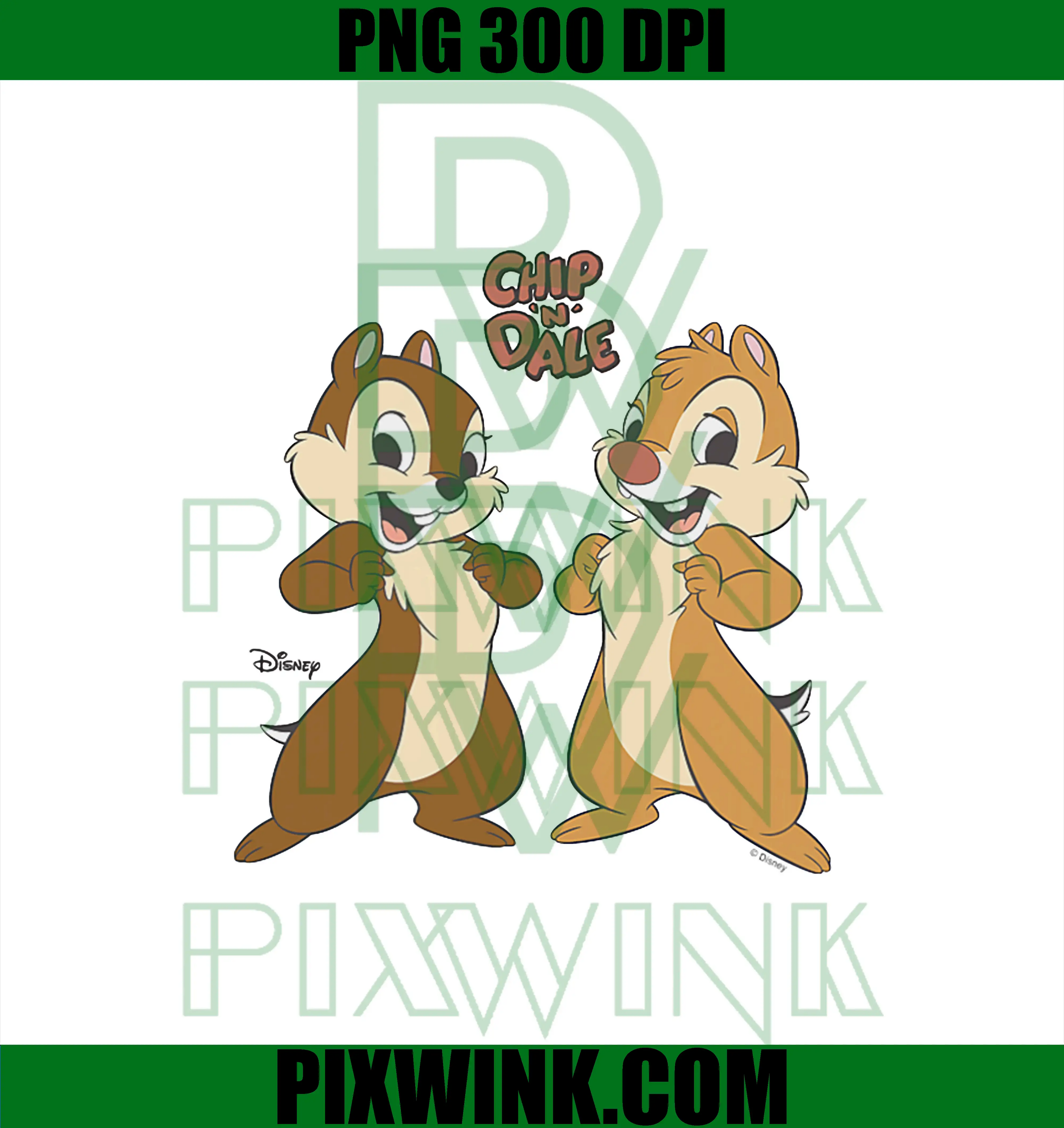 Disney Chip N Dale PNG, Rescue Rangers Smiles PNG
