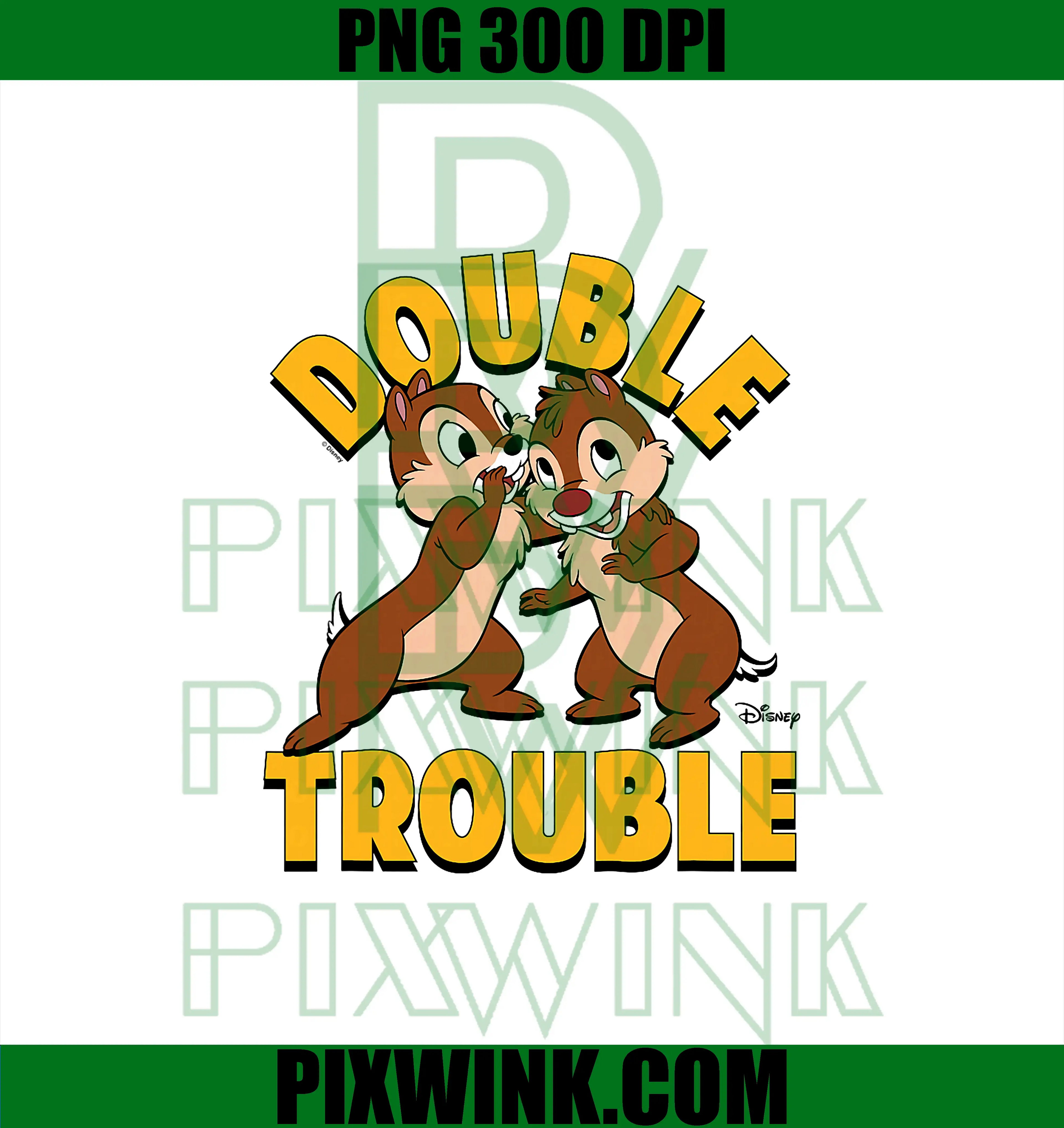 Double Trouble PNG, Chip 'N Dale Rescue Rangers PNG