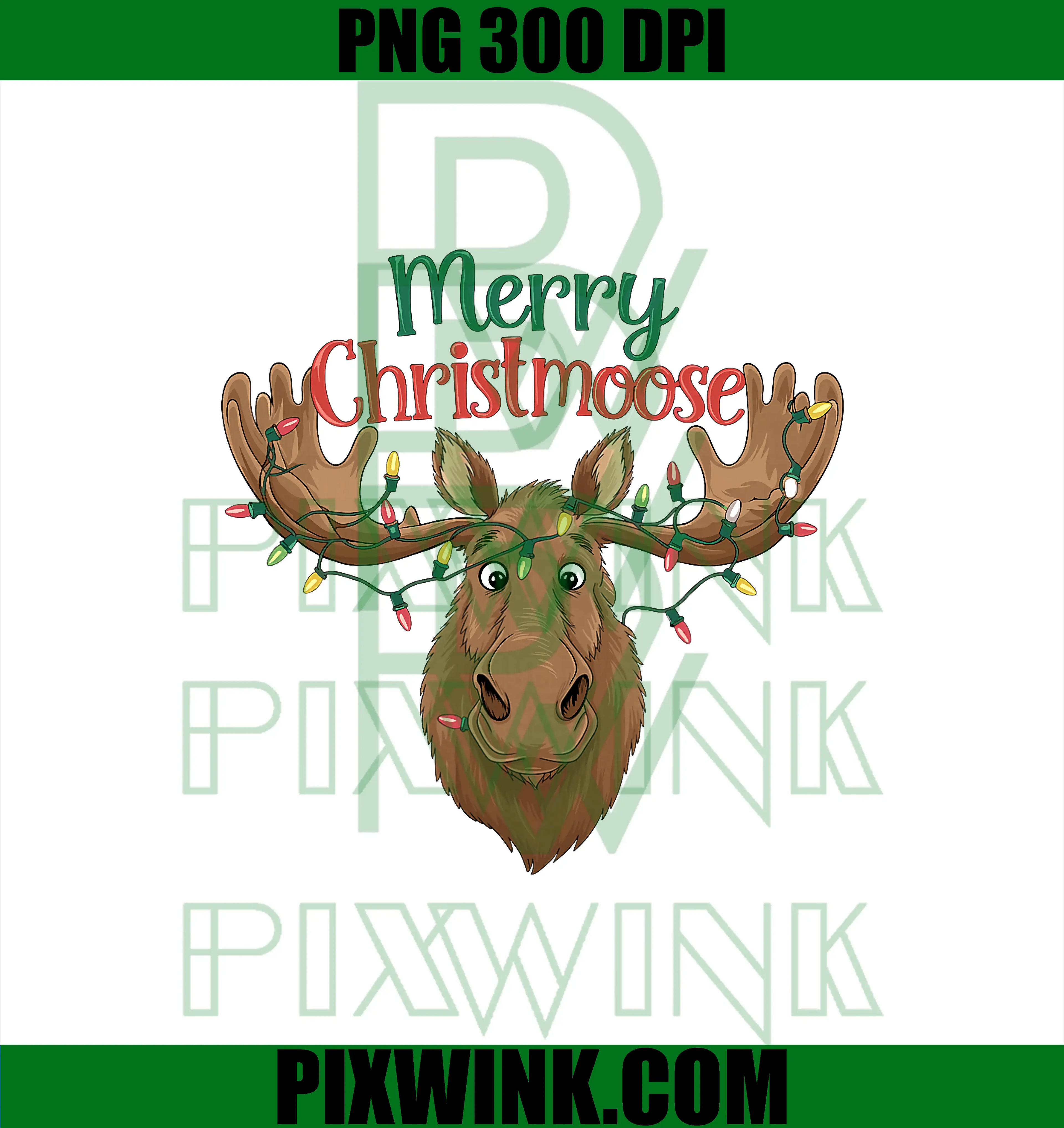 Christmas Moose PNG, Merry Christmas Moose PNG, Merry Christmoose PNG