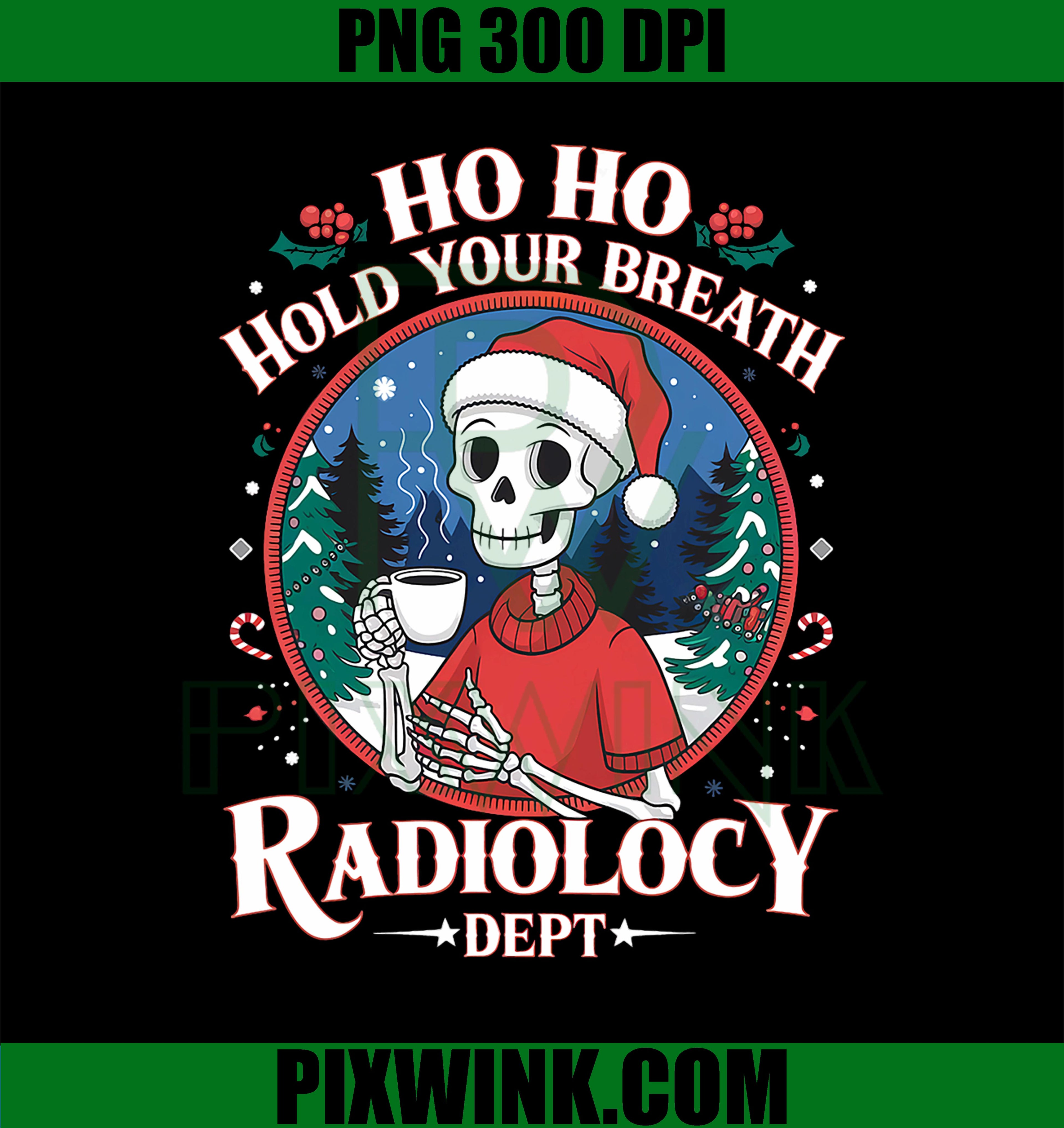 Christmas Radiology Tech Skeleton Xray Tech CT MRI PNG