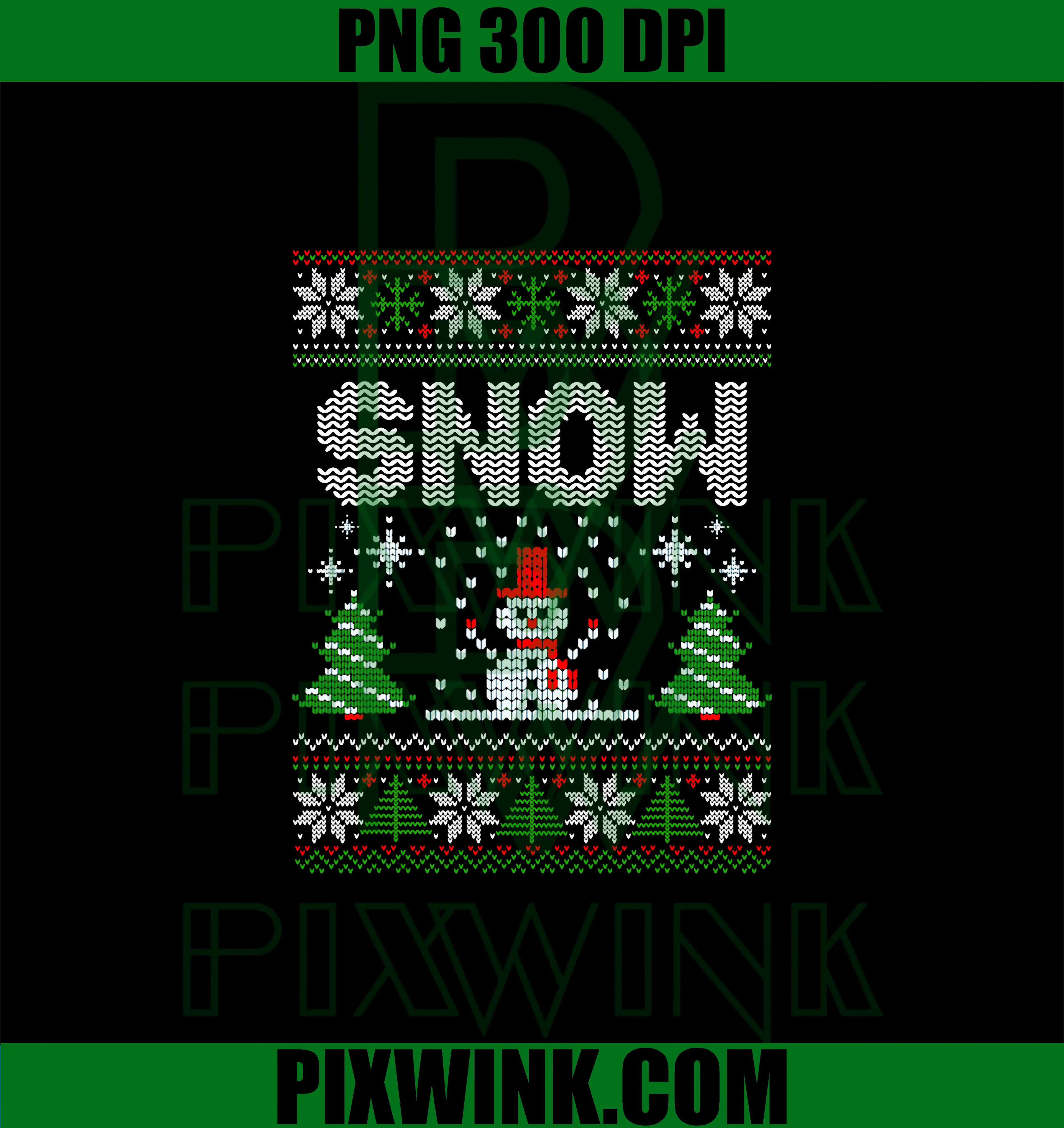 Christmas Snow PNG, Matching Xmas Funny PNG