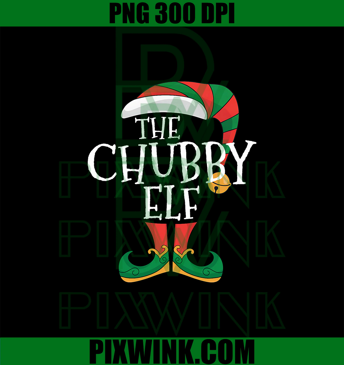 The Chubby Elf PNG, Xmas Group PNG, Christmas Elf PNG
