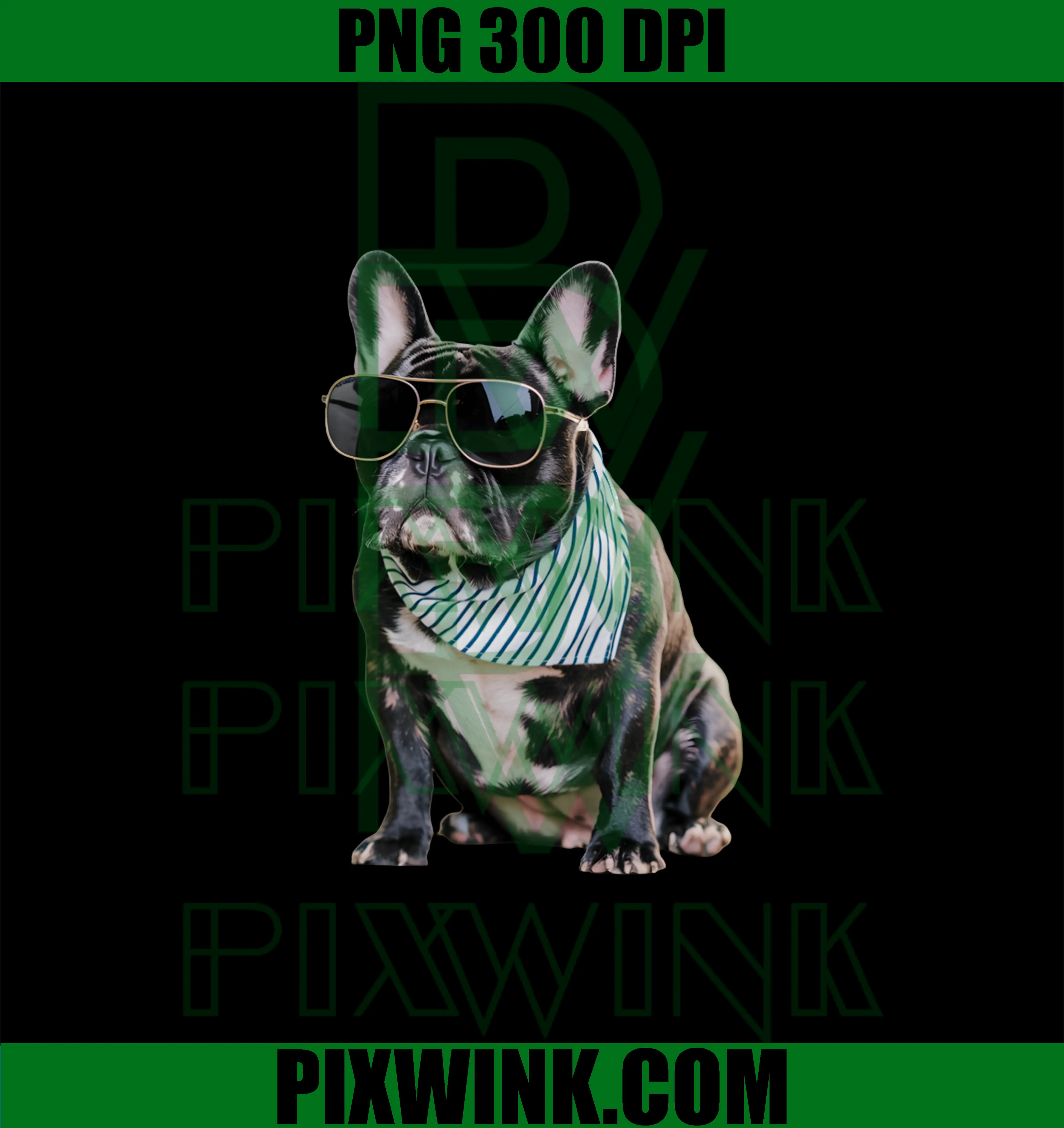 Cool French Bulldog PNG, Design For French Bulldog Lovers PNG