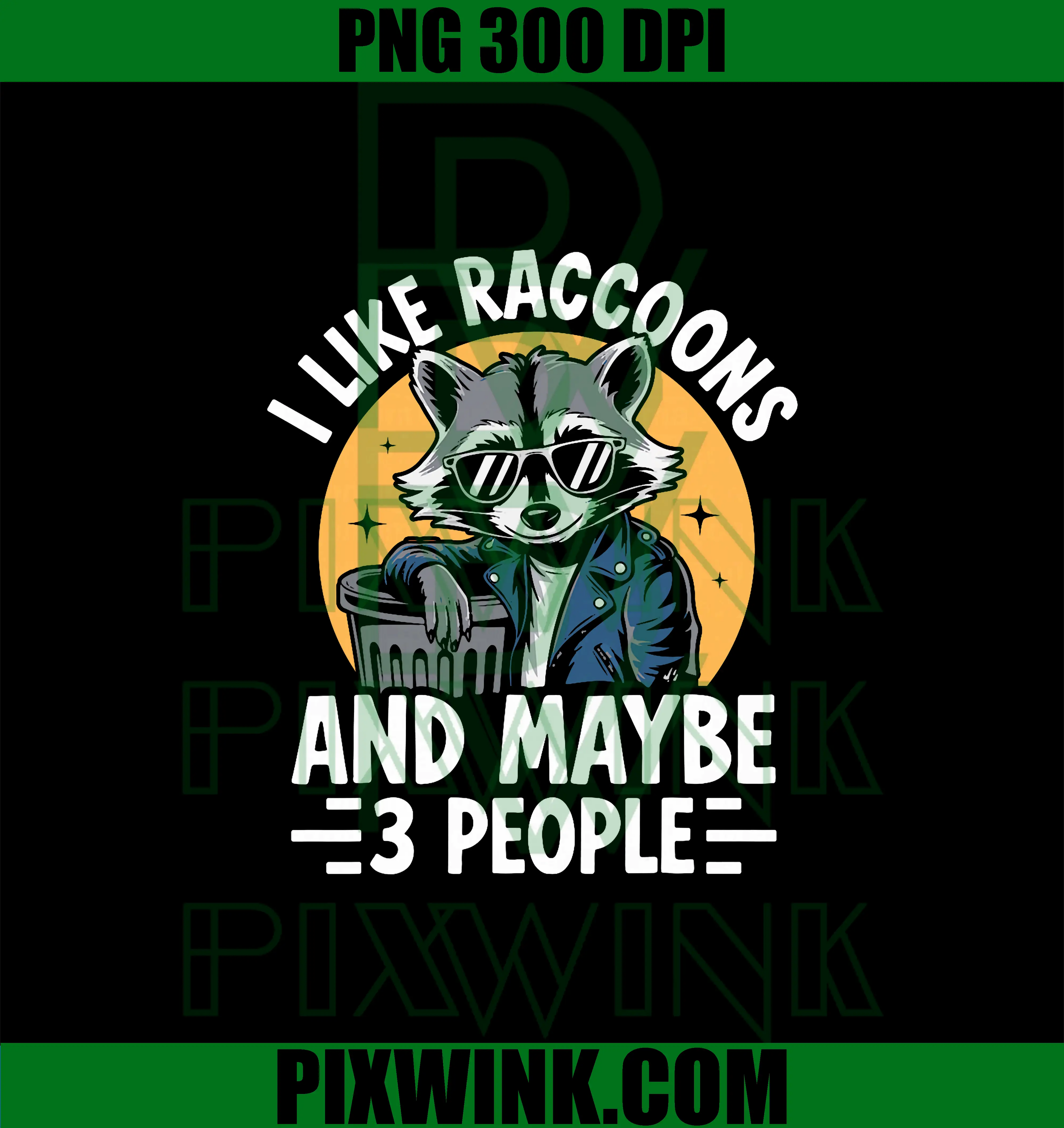 Cool Raccoon PNG, Racoon Raccoon Lover PNG