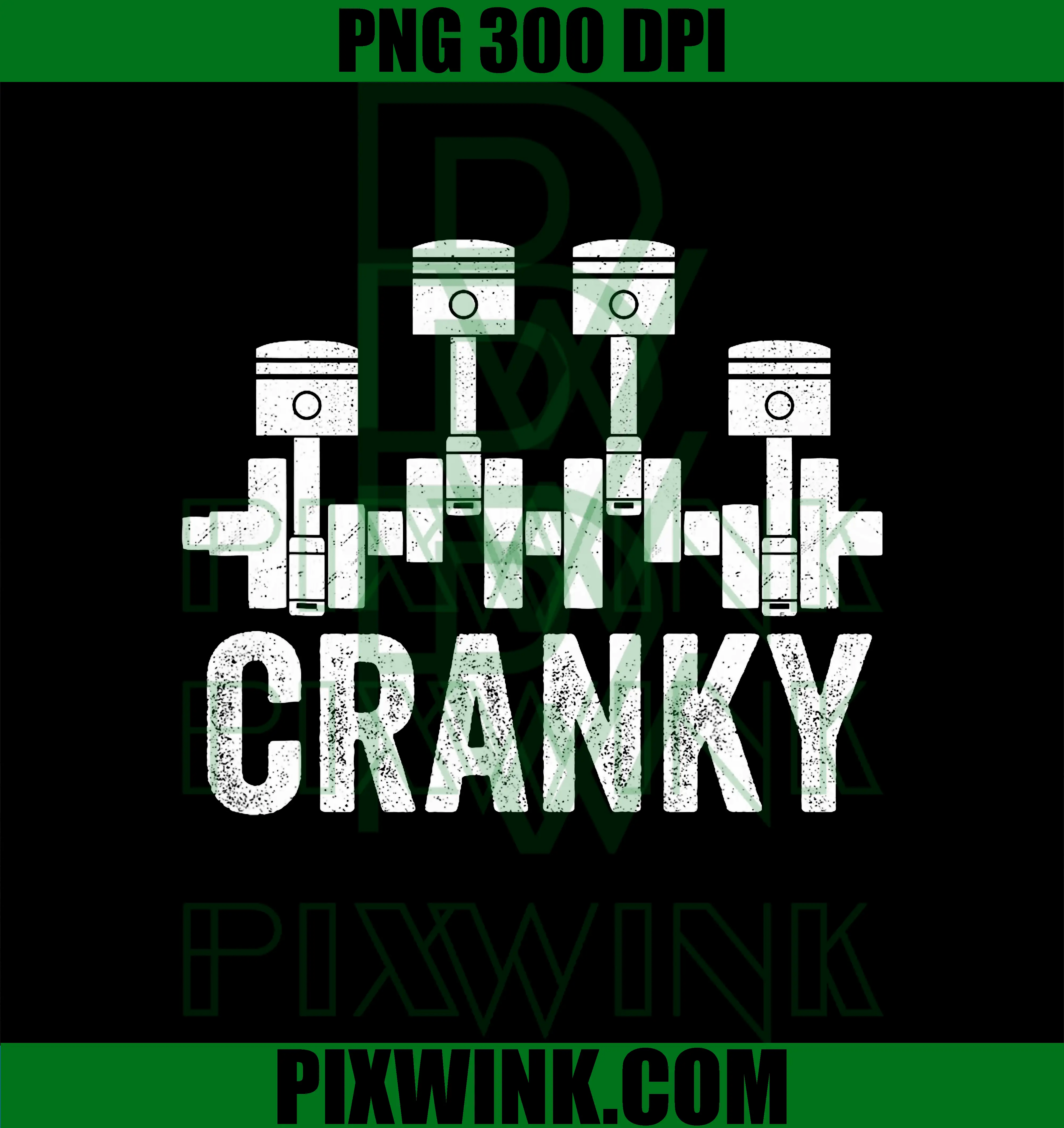 Cranky Car PNG, Engine Crankshaft Cars PNG