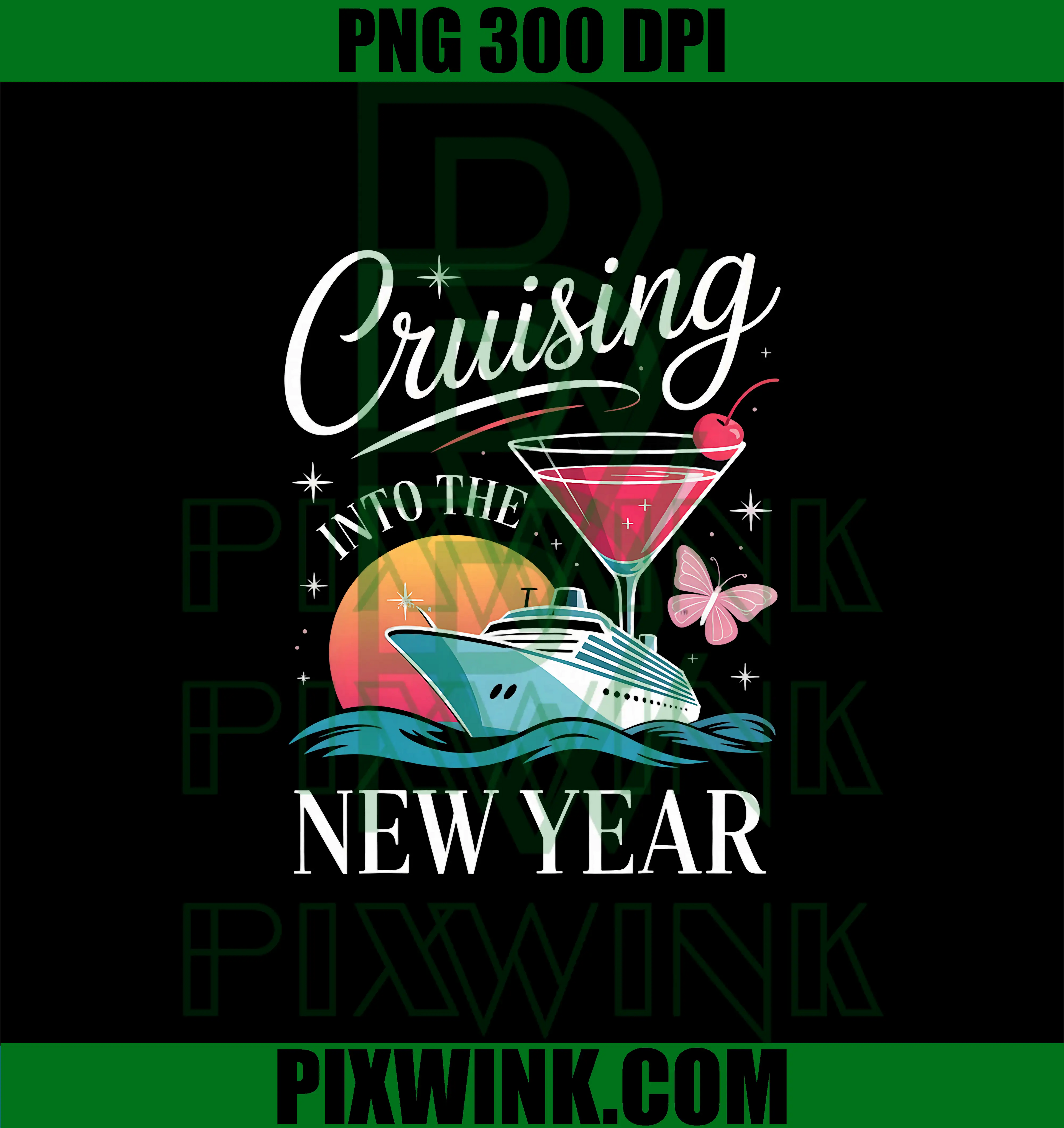 Cruising Into The New Year 2026 PNG, Happy New Year 2026 PNG