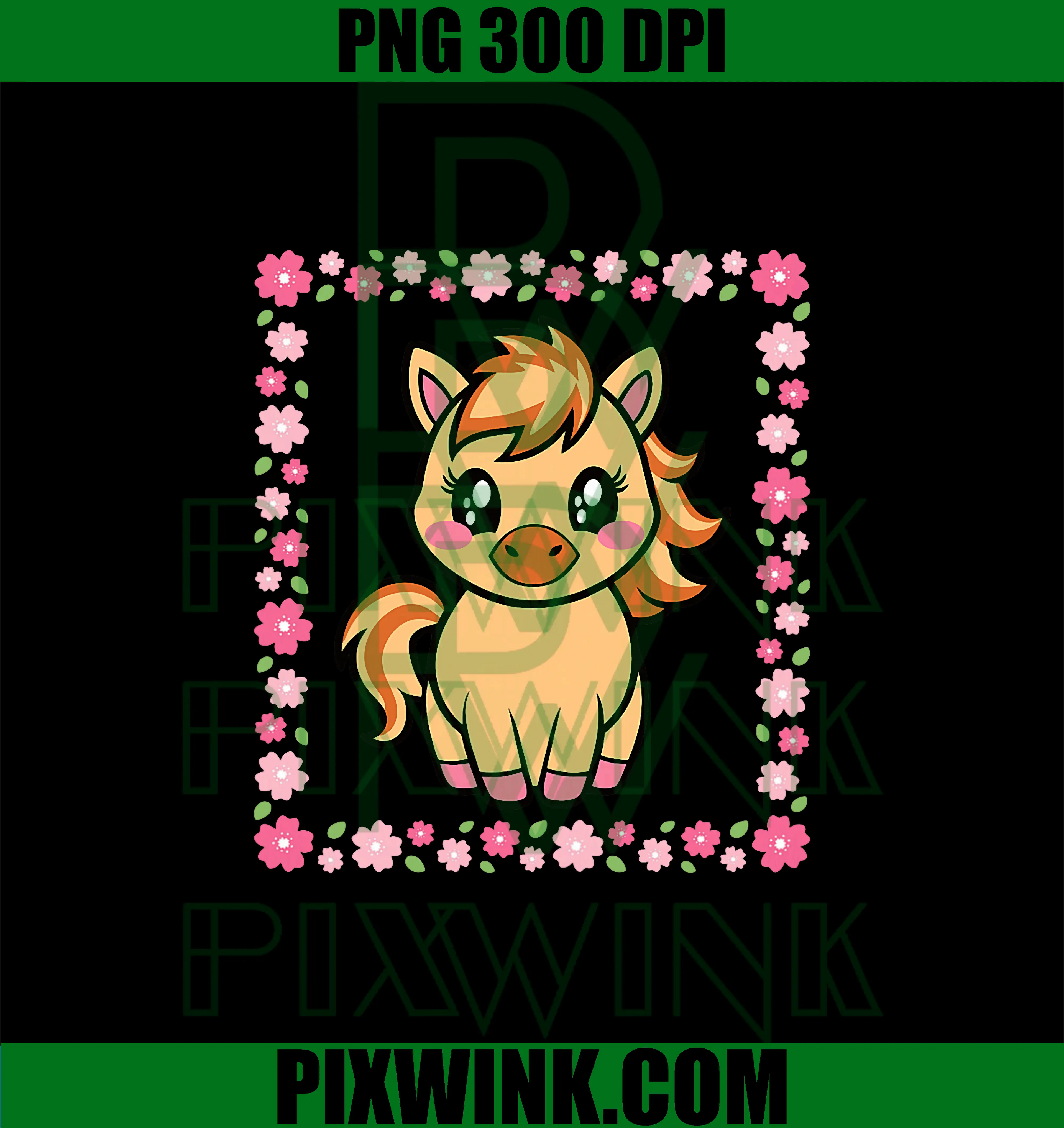 Cute Horse Kawaii PNG, Horseback Riding PNG