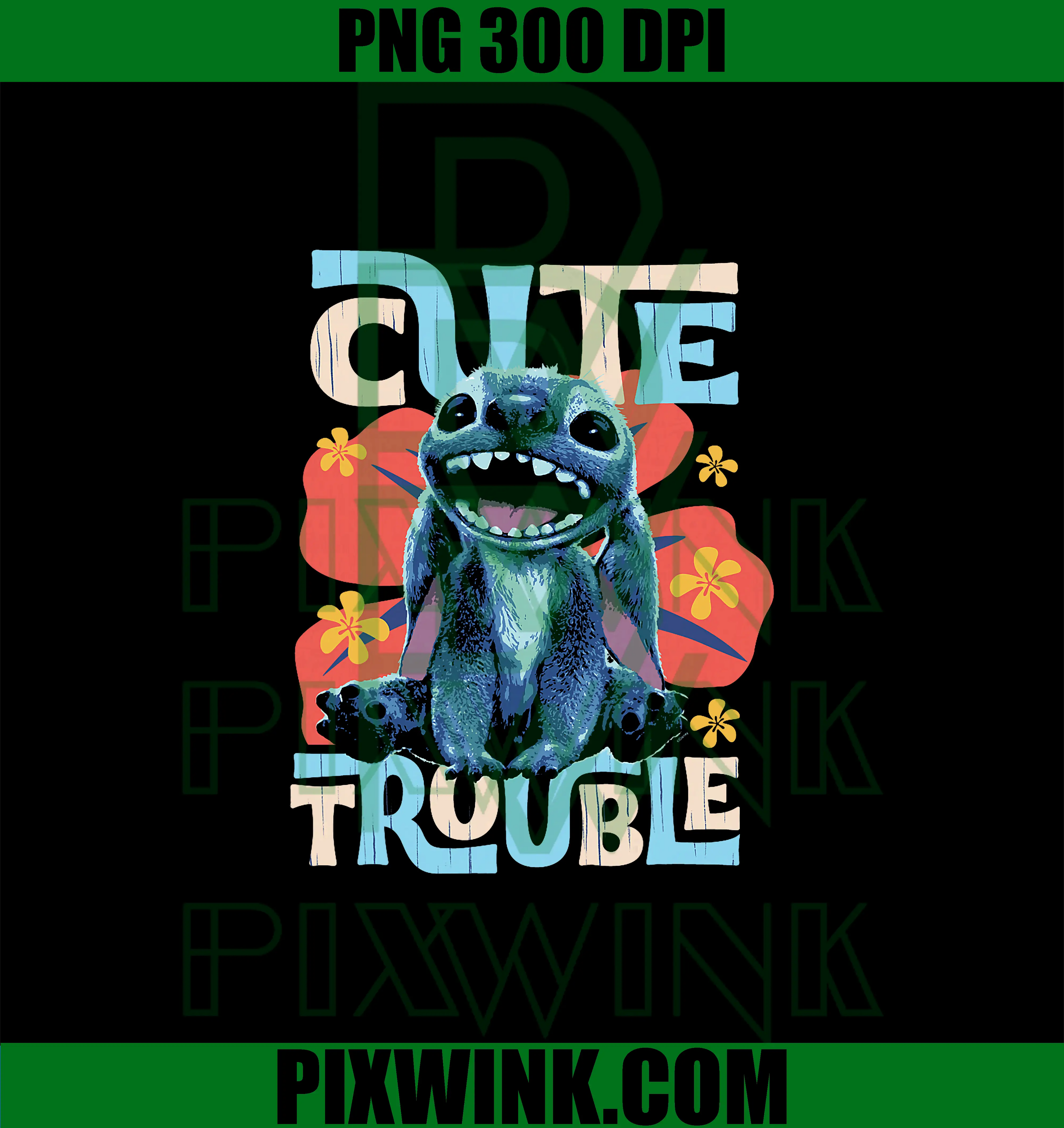 Cute Trouble Stitch PNG, Disney Lilo & Stitch Live Action Movie PNG 